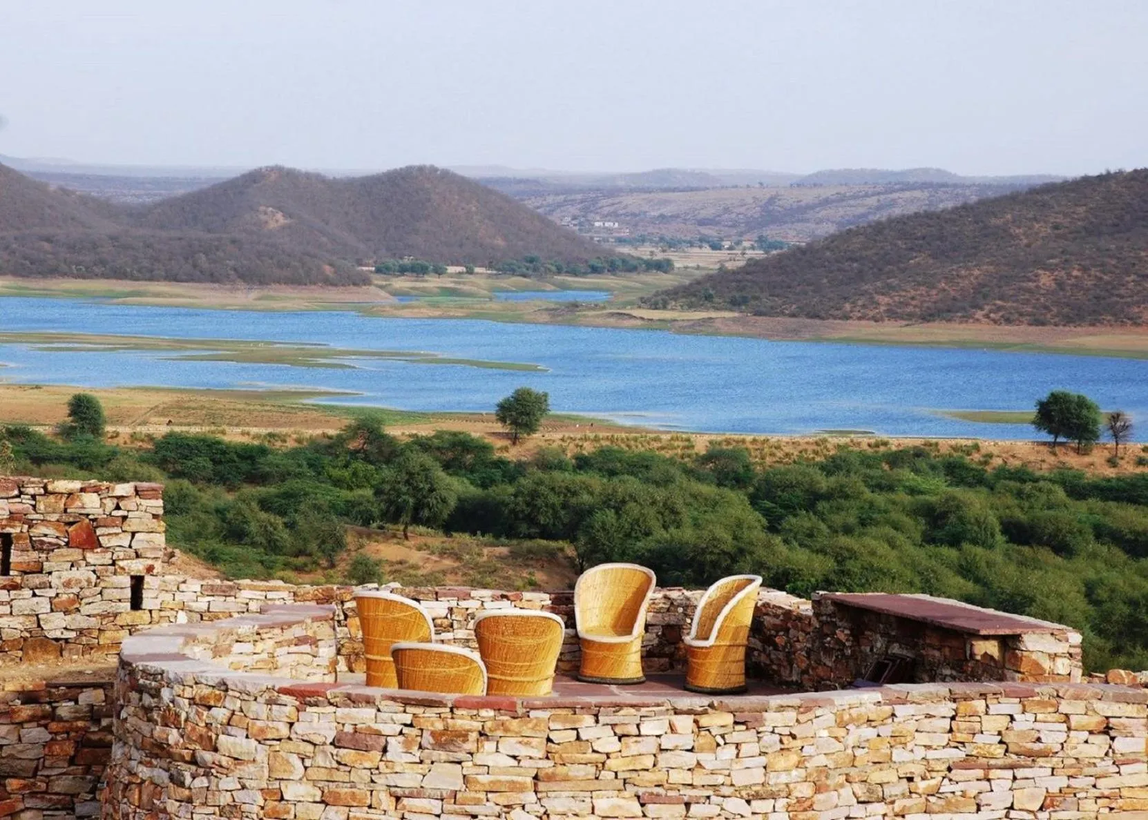 Lake view in Ramathra Fort