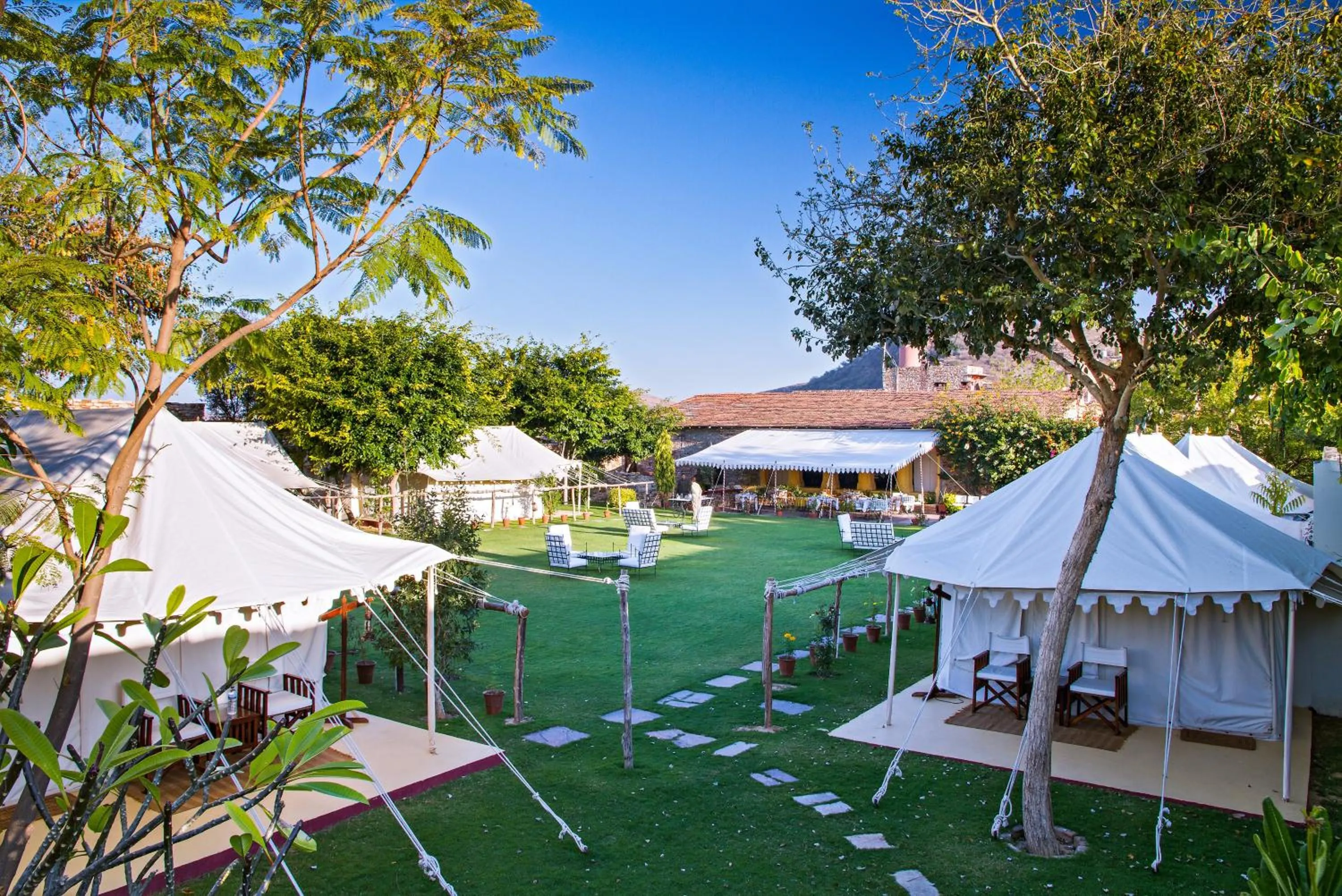 Garden view in Ramathra Fort