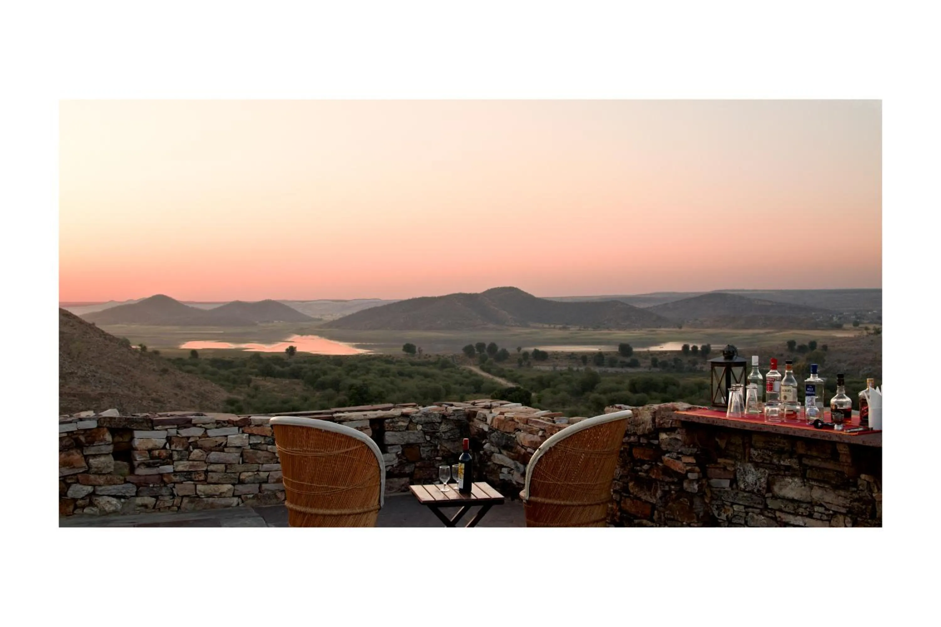 Sunset in Ramathra Fort