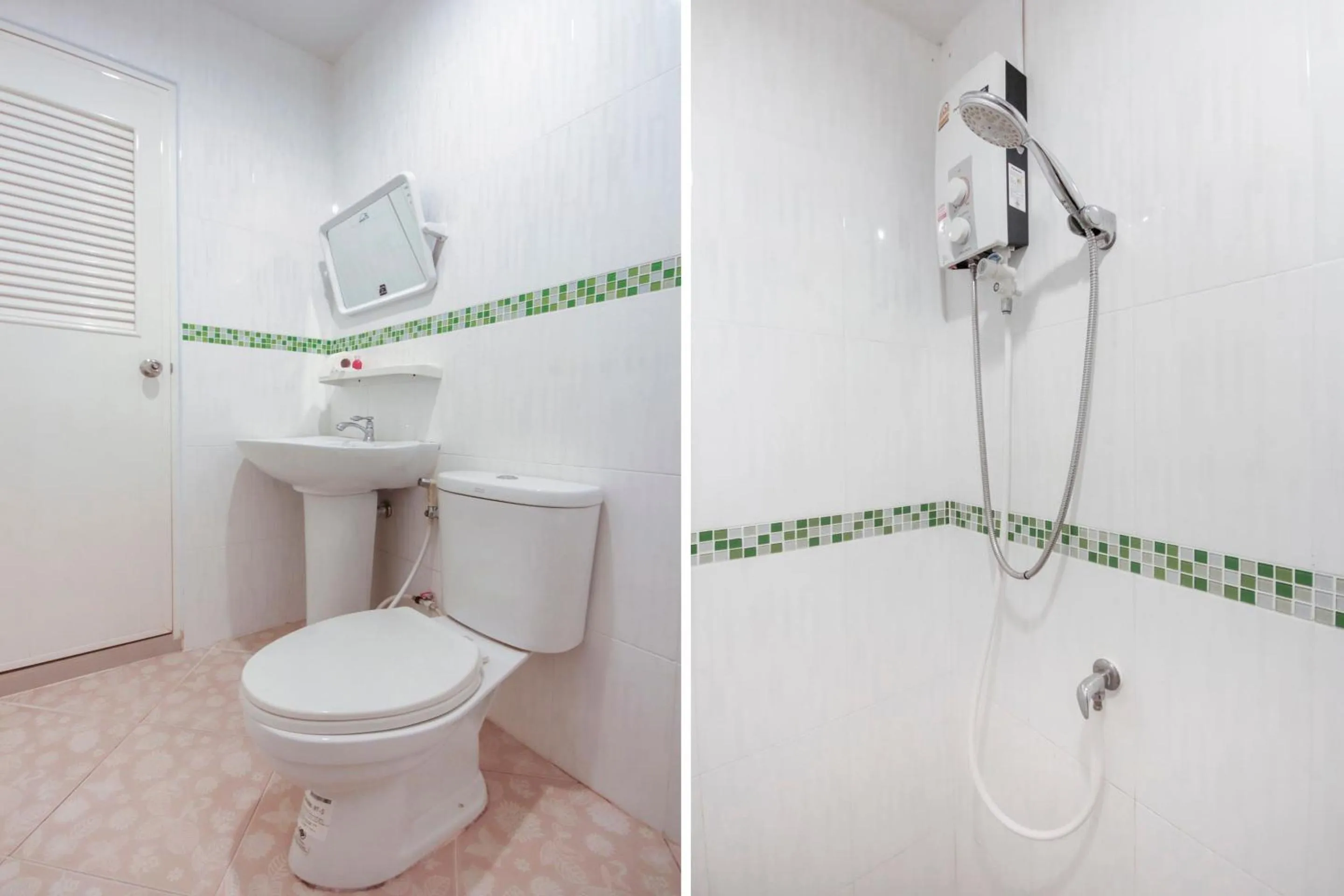 Bathroom in OYO 1120 The Royhanna Beach Home