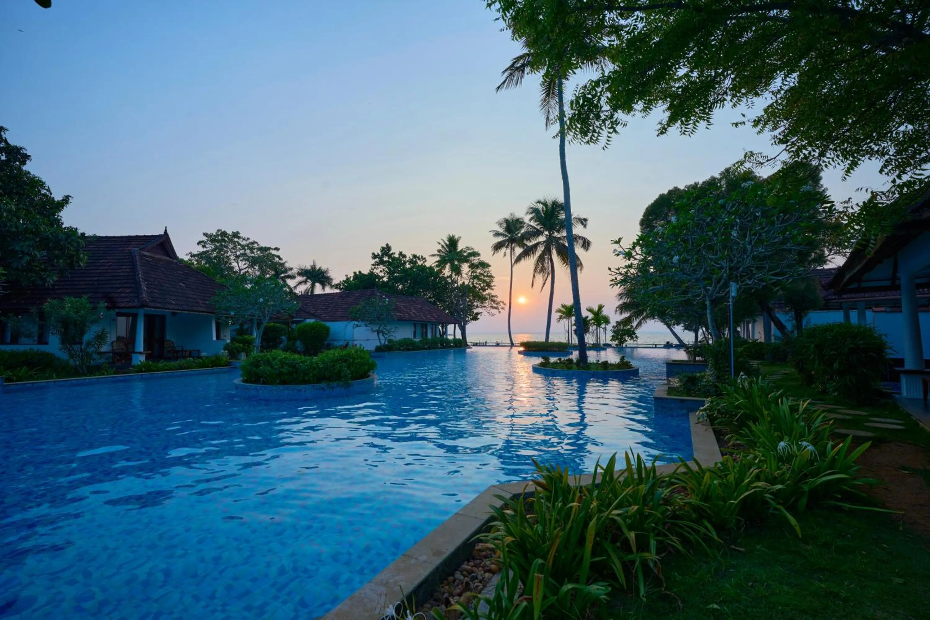 Pool view in Rhythm Kumarakom