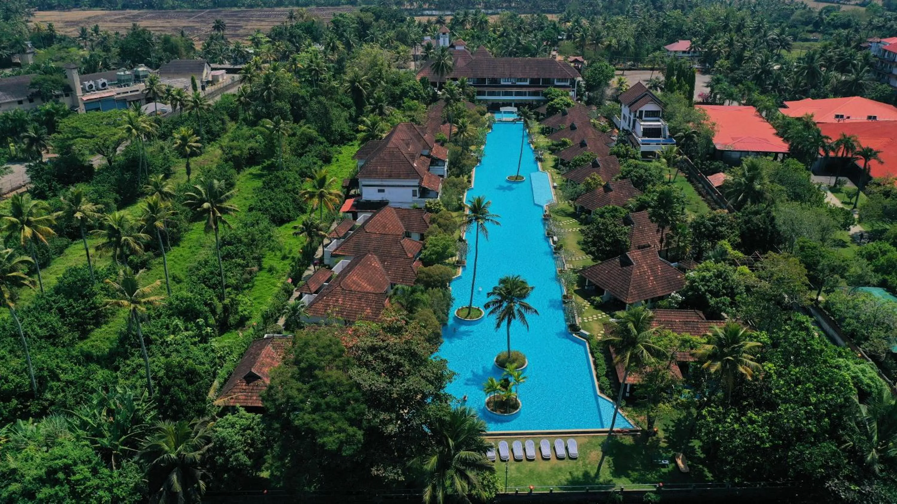 Bird's eye view in Rhythm Kumarakom