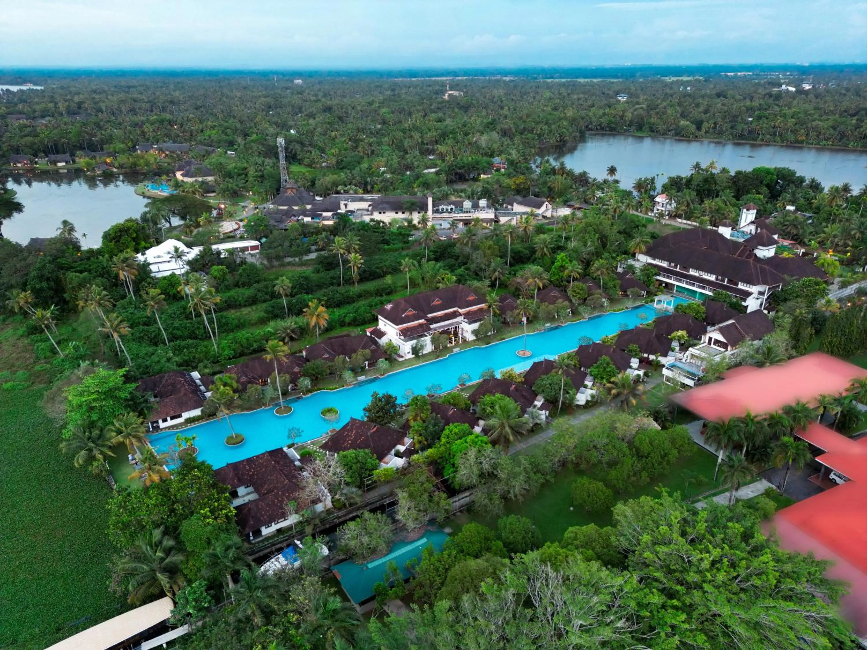 Bird's eye view in Rhythm Kumarakom
