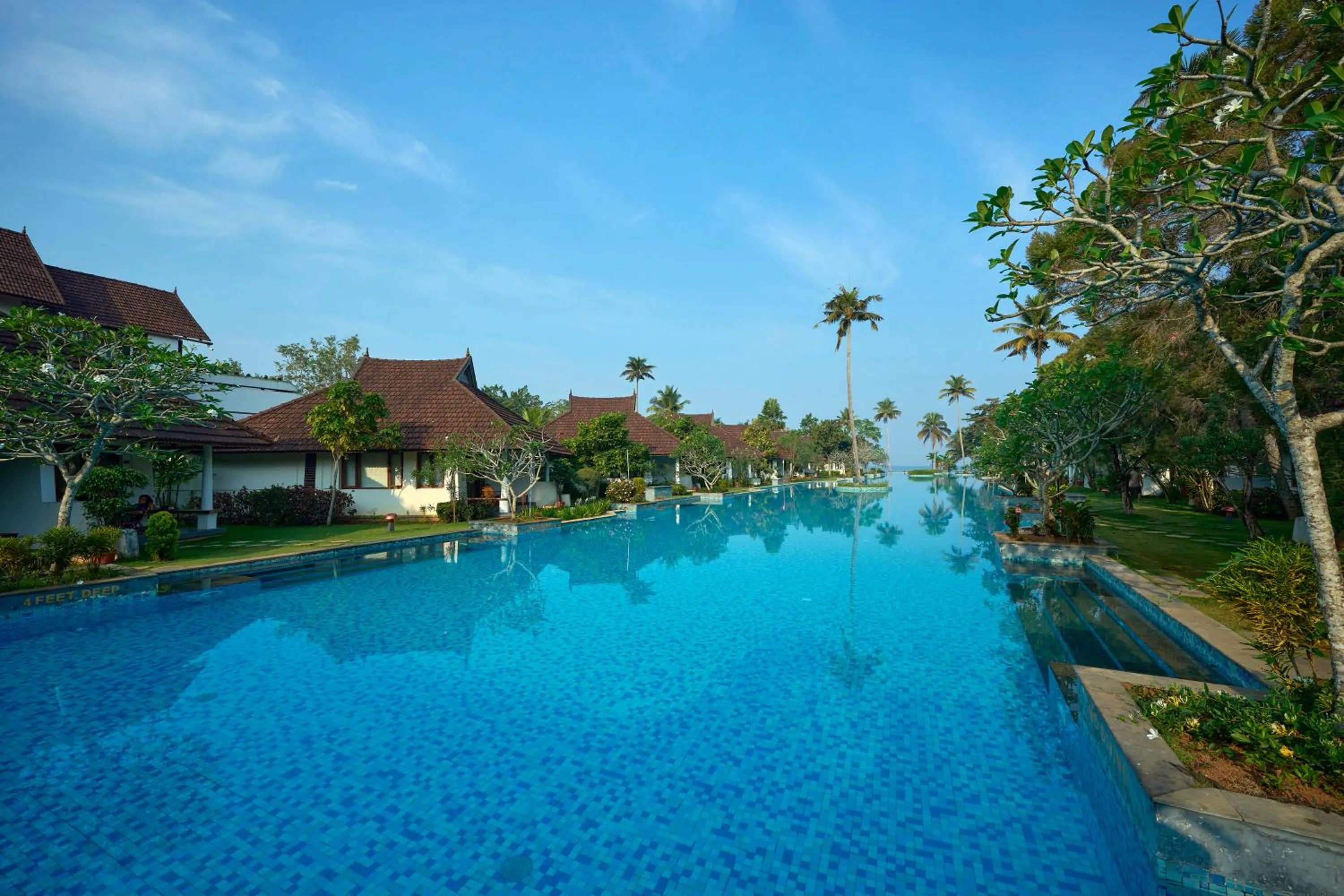 Pool view in Rhythm Kumarakom