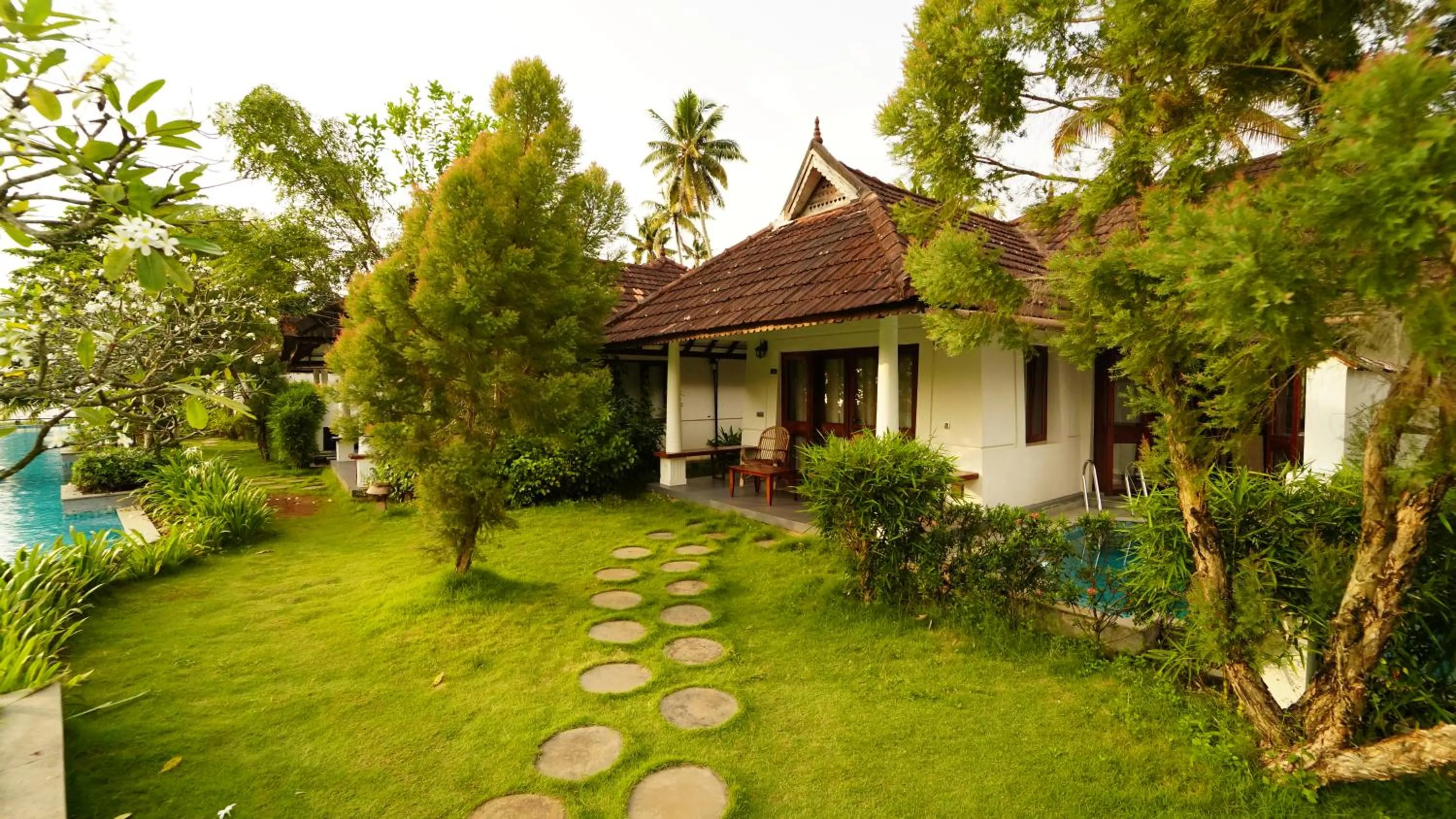 Garden view in Rhythm Kumarakom