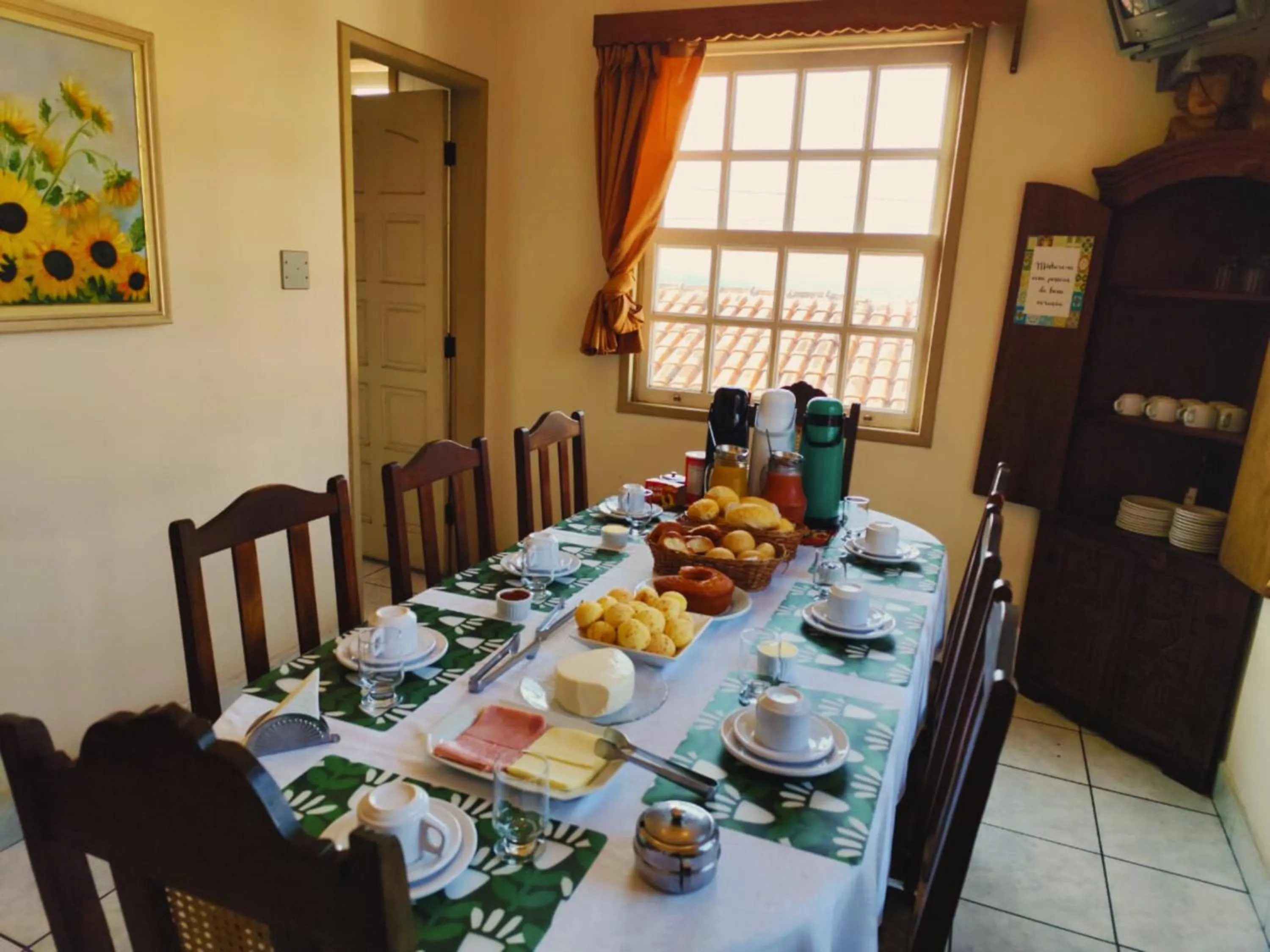 Living room in Pousada Geraes