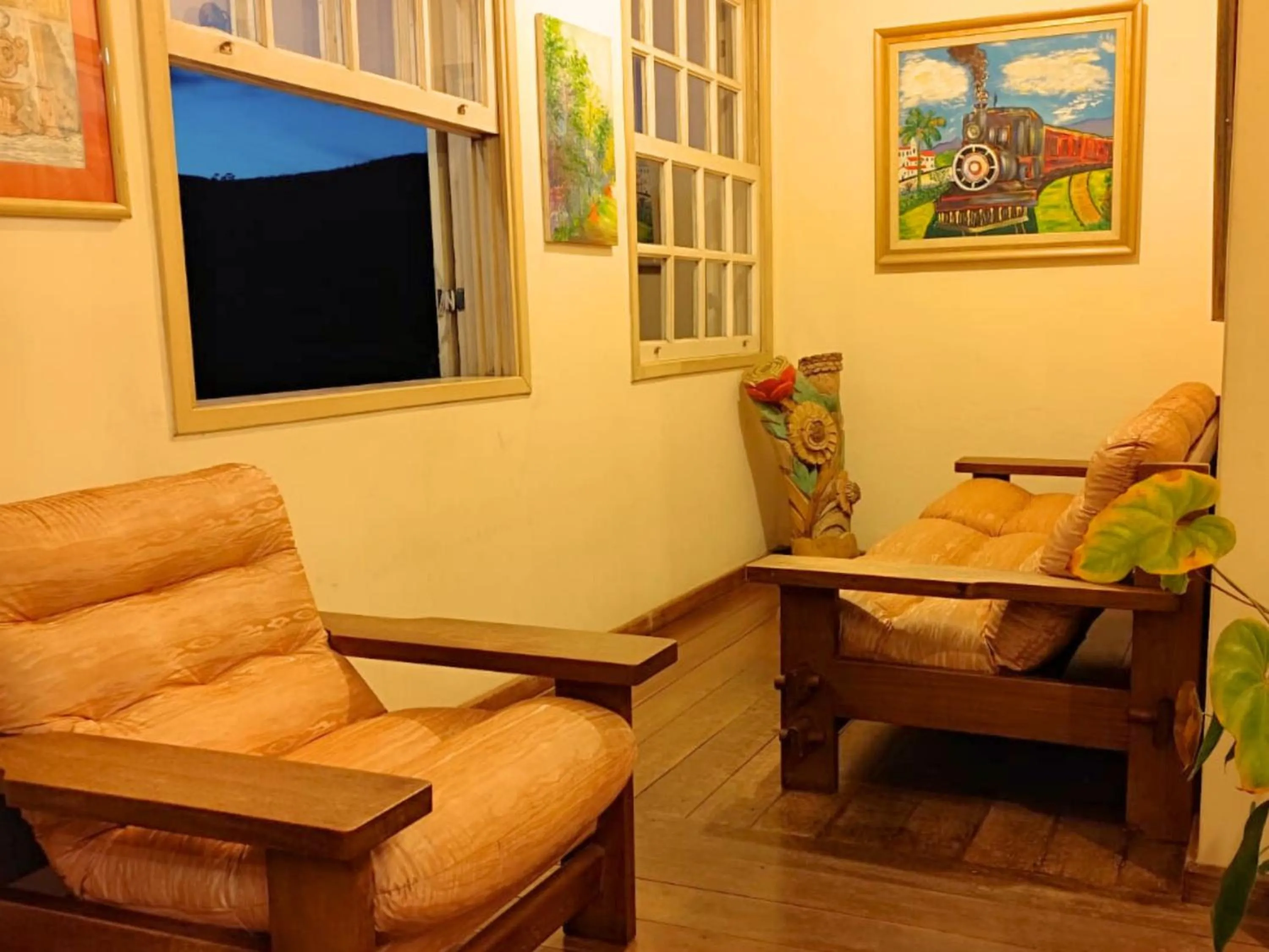 Living room in Pousada Geraes