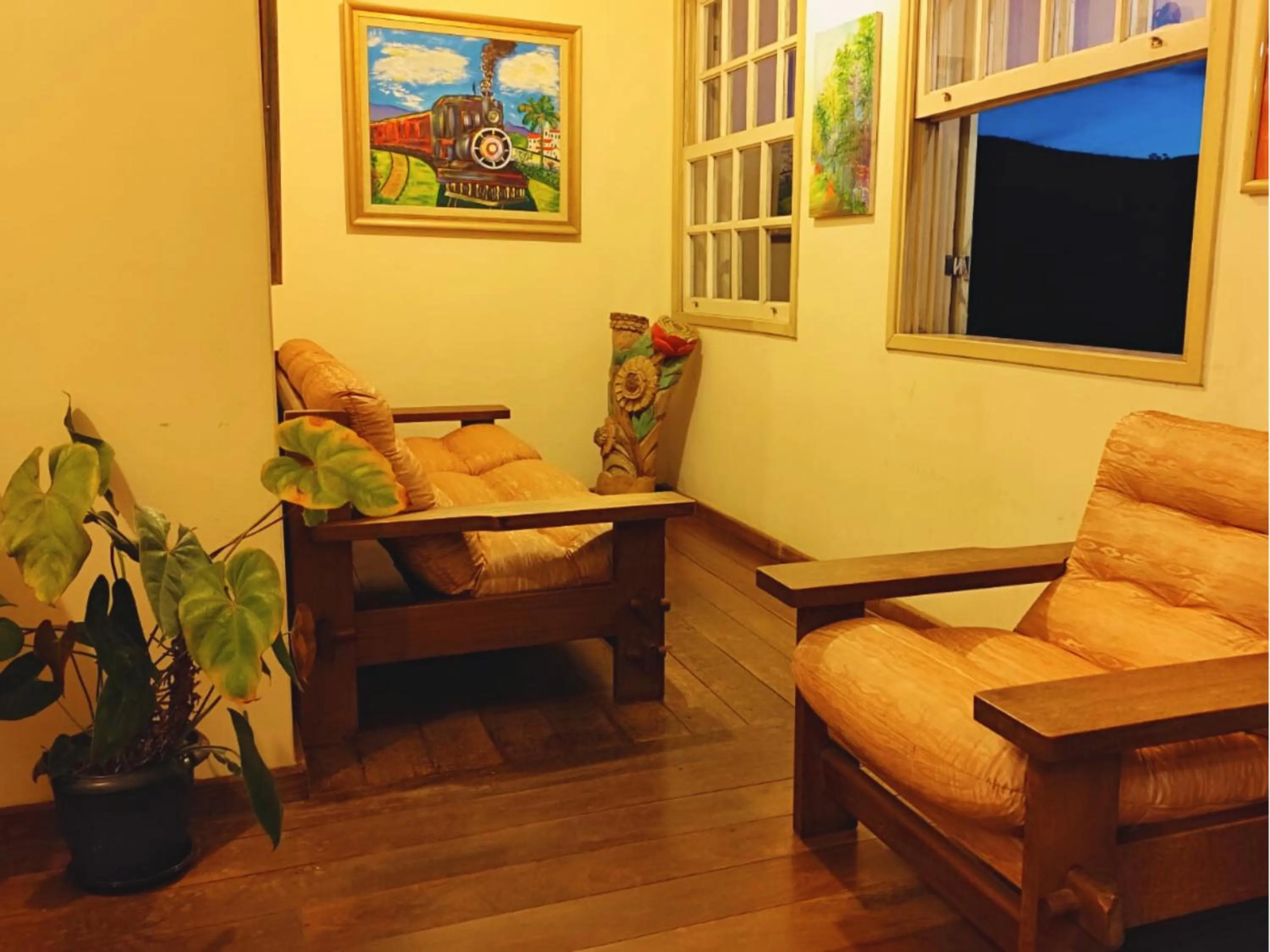 Living room in Pousada Geraes