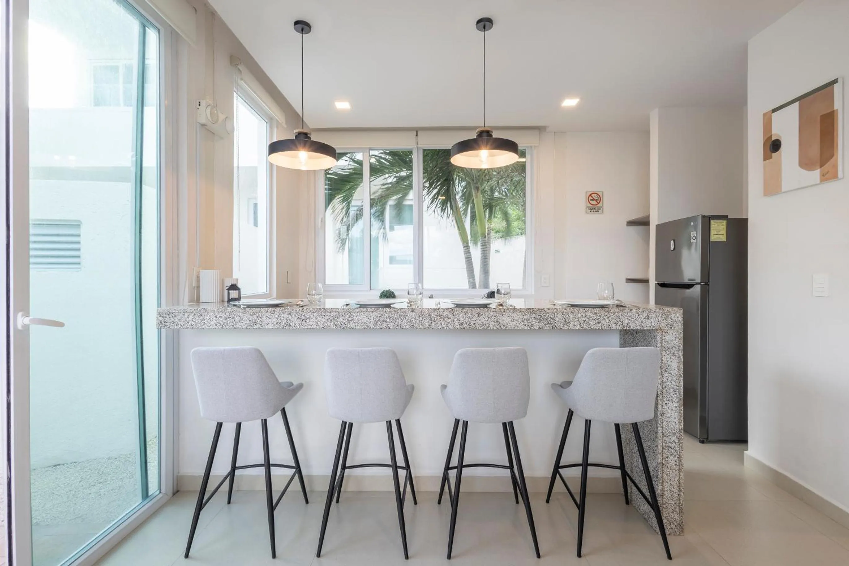 Kitchen or kitchenette in Azulea Isla Mujeres Hotel