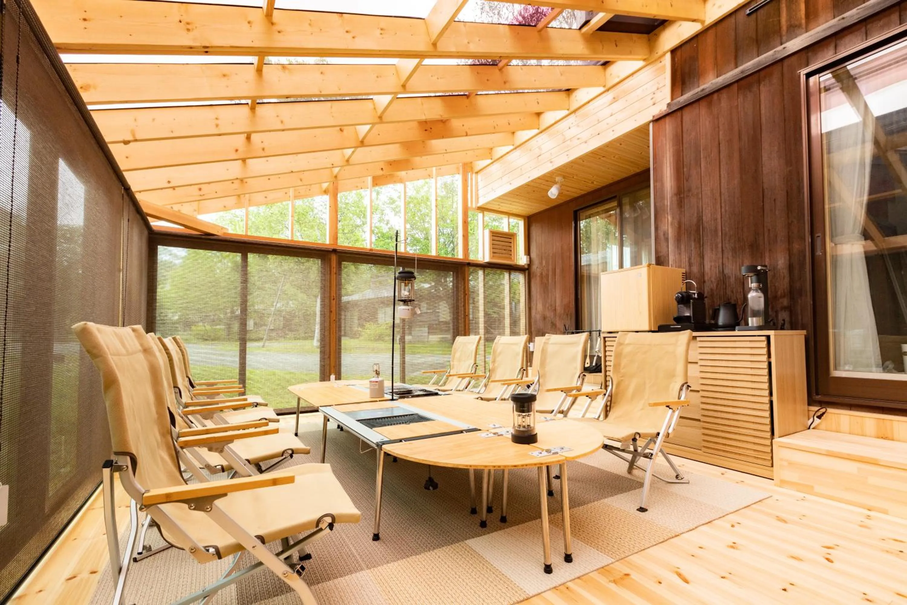 Balcony/Terrace in Nature Cottage Akabeko