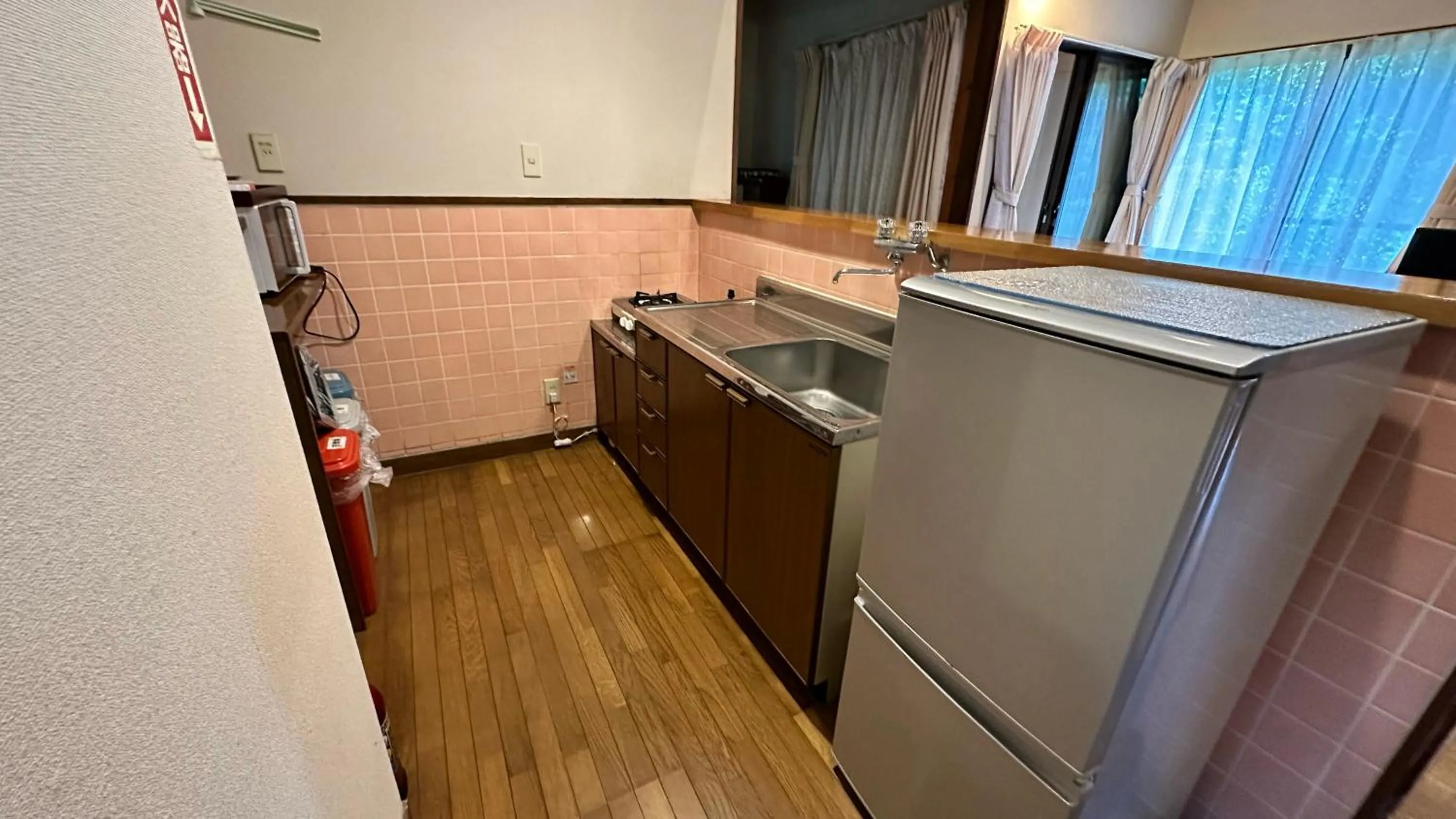 Kitchen or kitchenette in Nature Cottage Akabeko