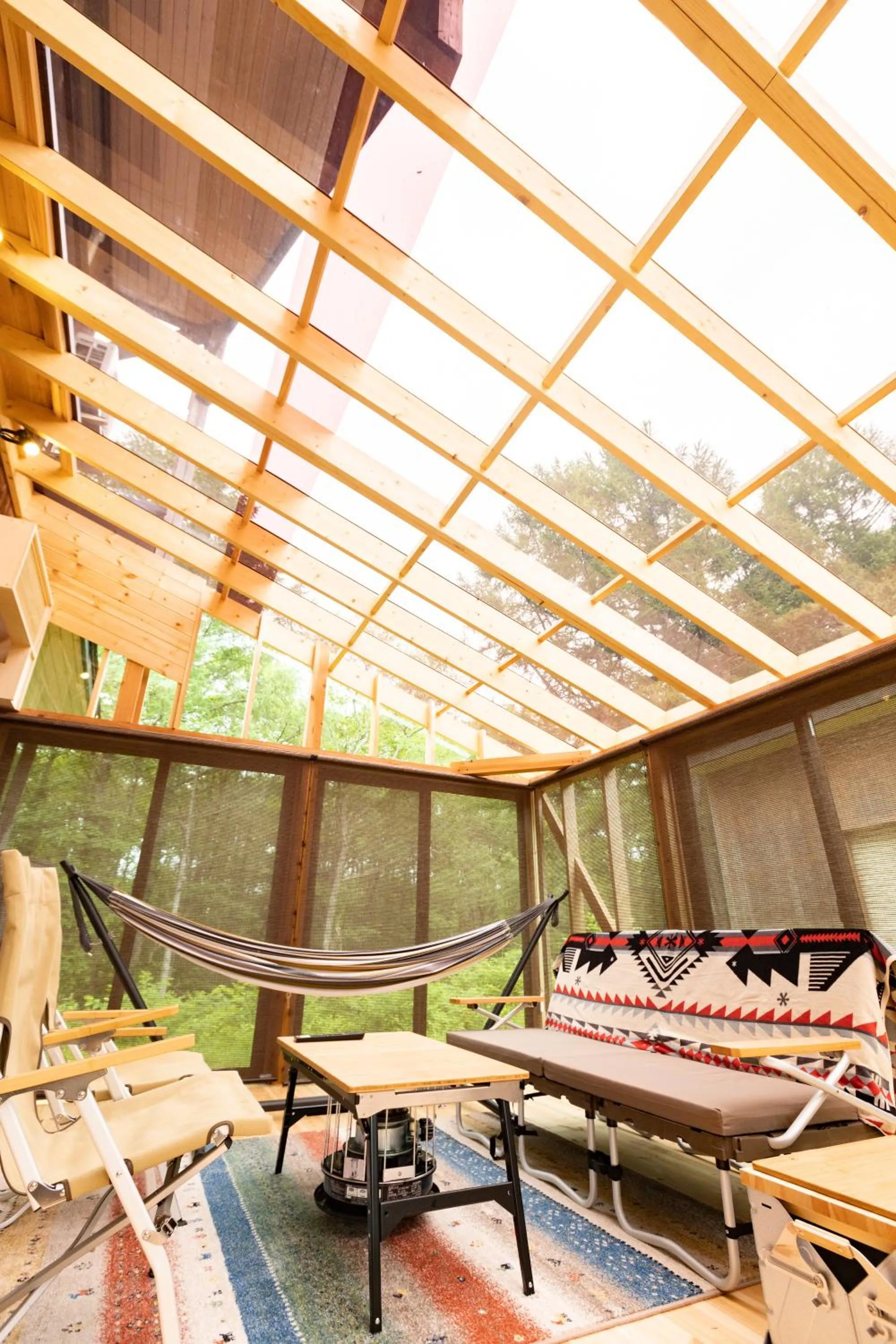 Balcony/Terrace in Nature Cottage Akabeko