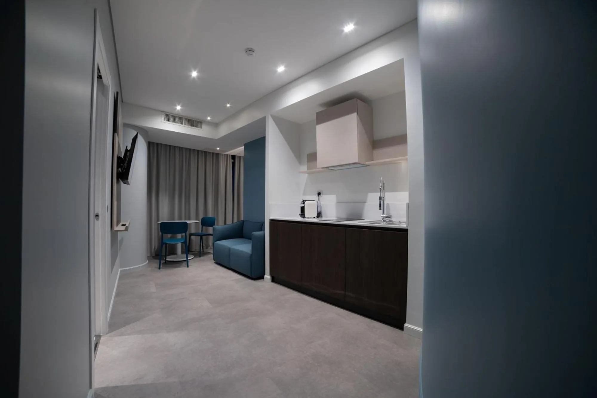 Kitchen or kitchenette in Marconi Hotel