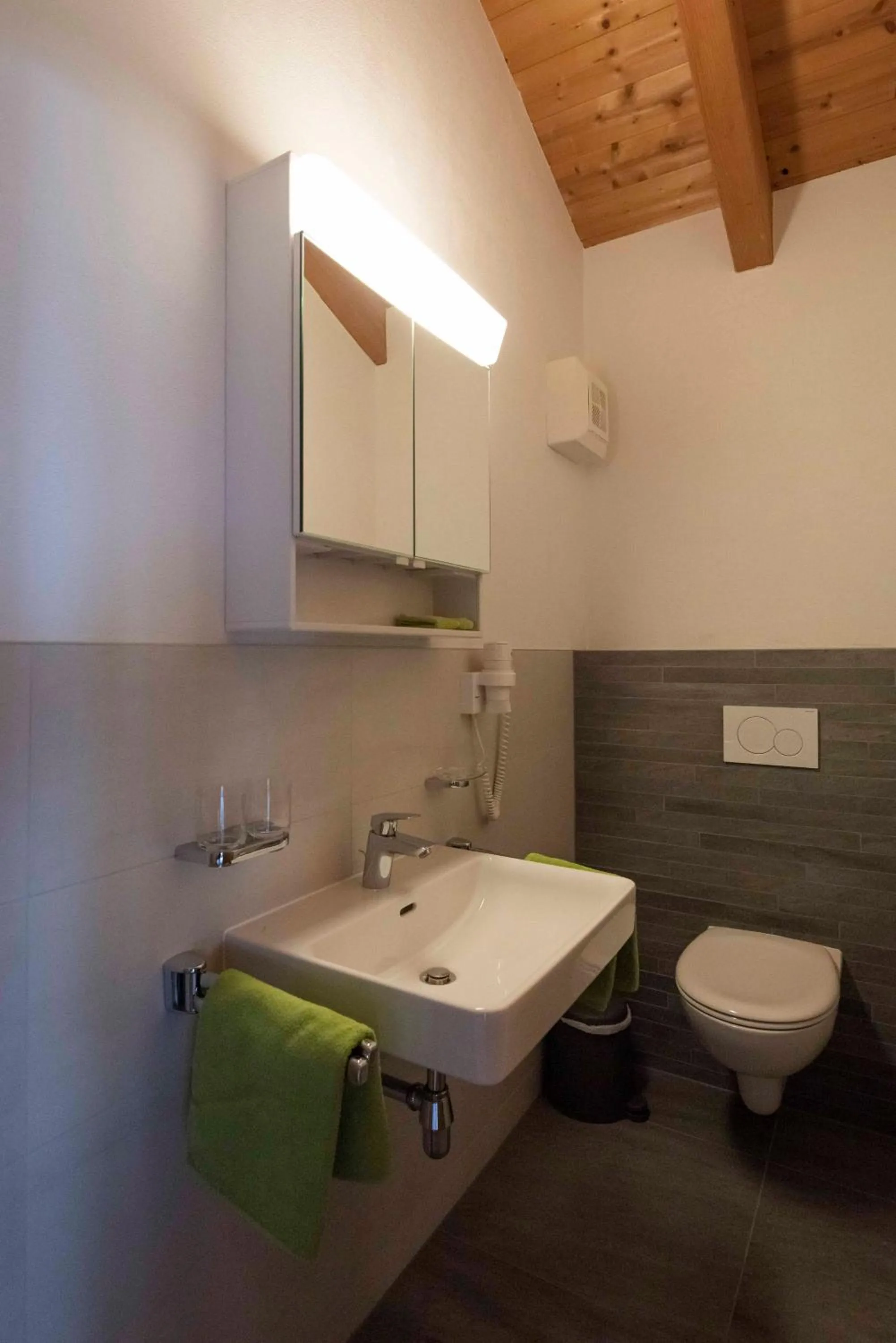 Bathroom in Apartment Madlaina