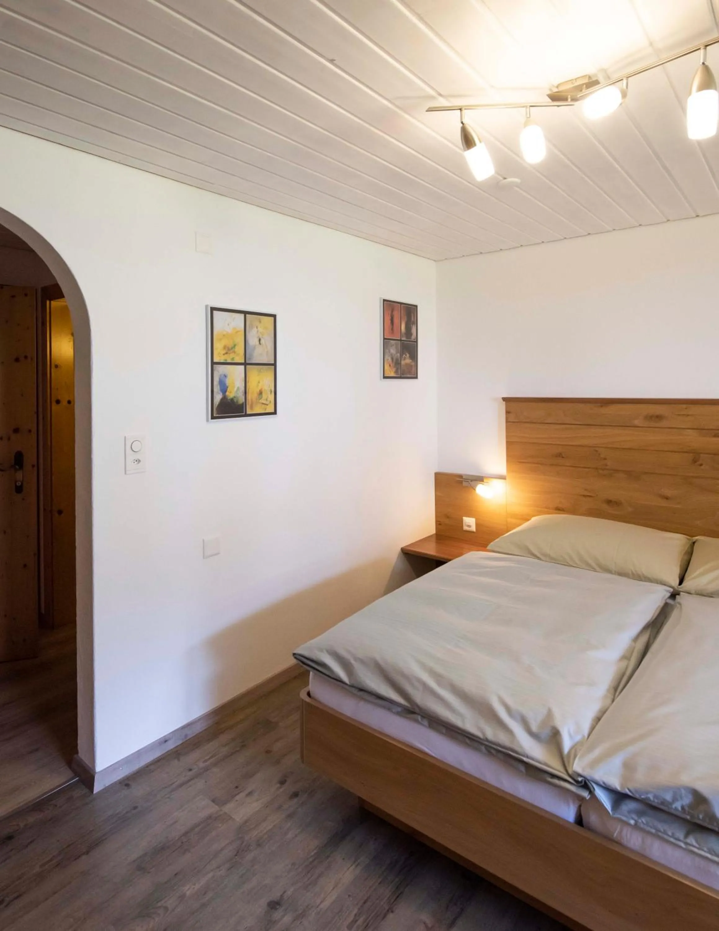 Bed in Apartment Madlaina