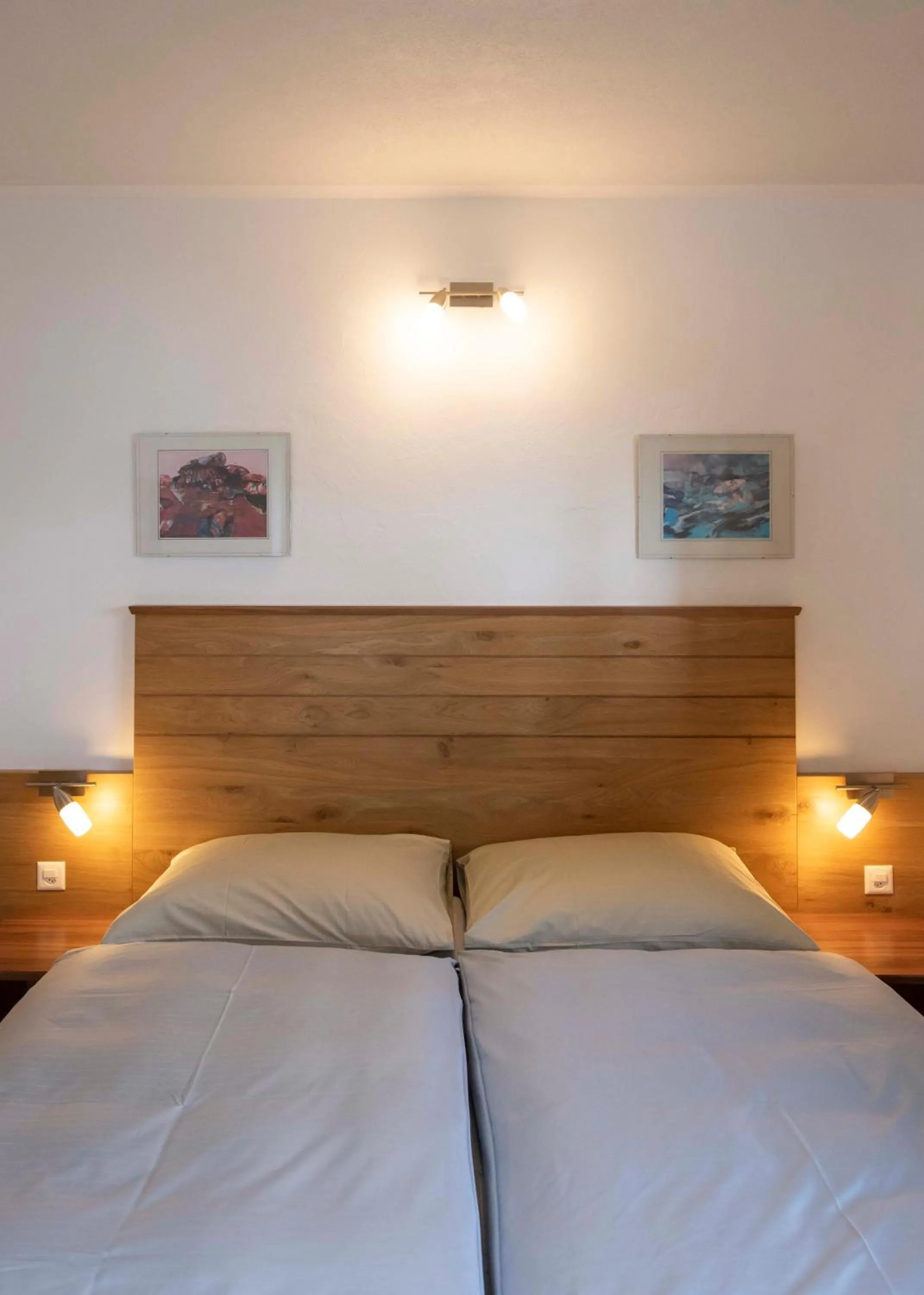 Bed in Apartment Madlaina