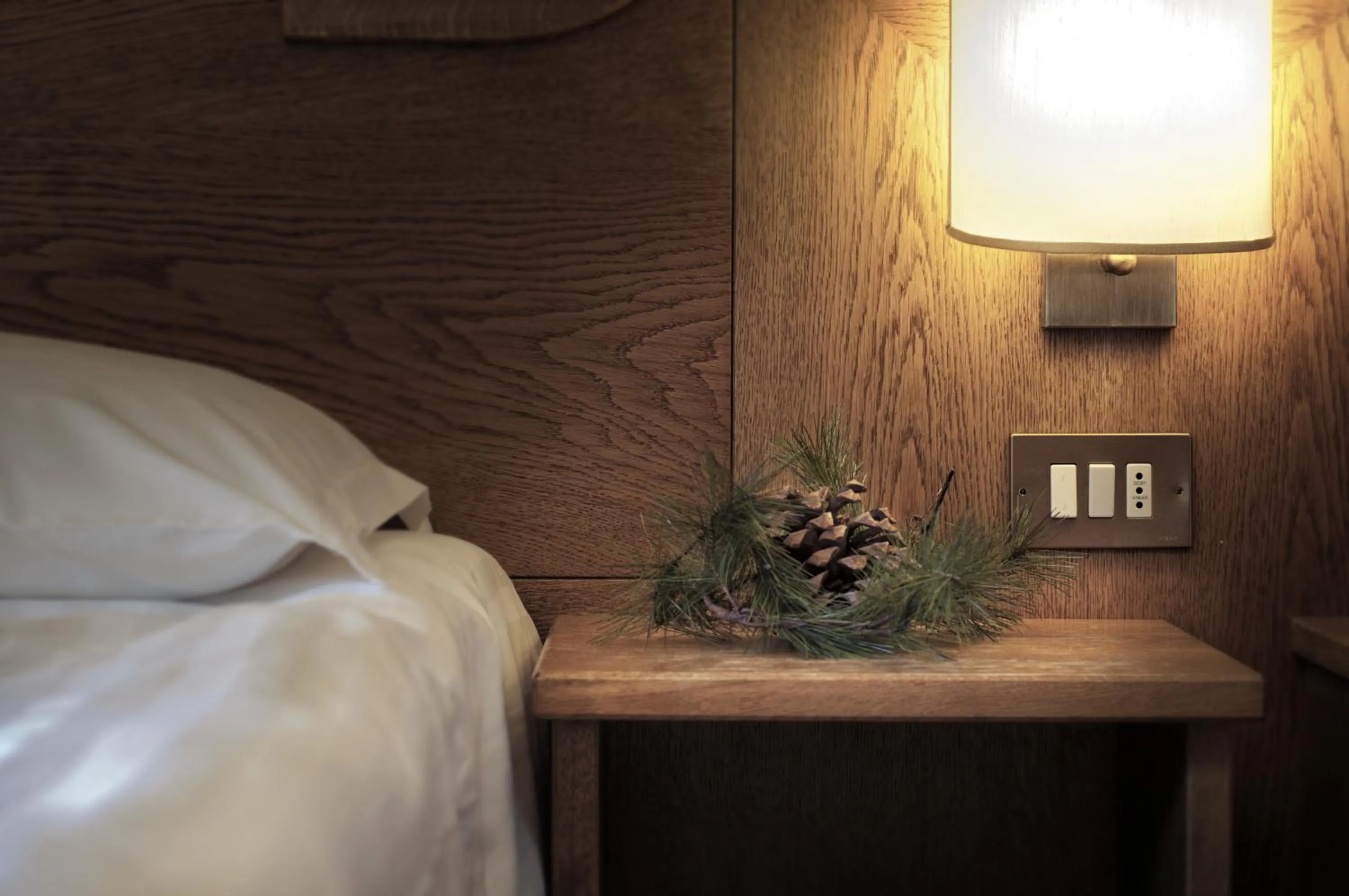 Decorative detail, Bed in Grand Hotel Biancaneve