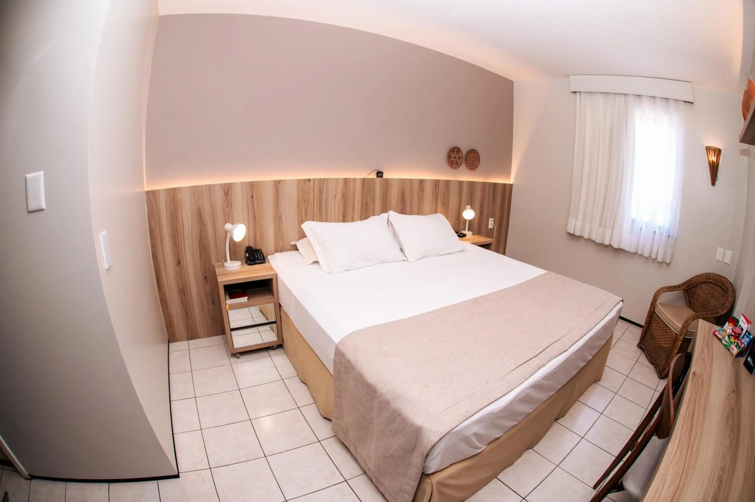 Bed in Hotel Sonata de Iracema