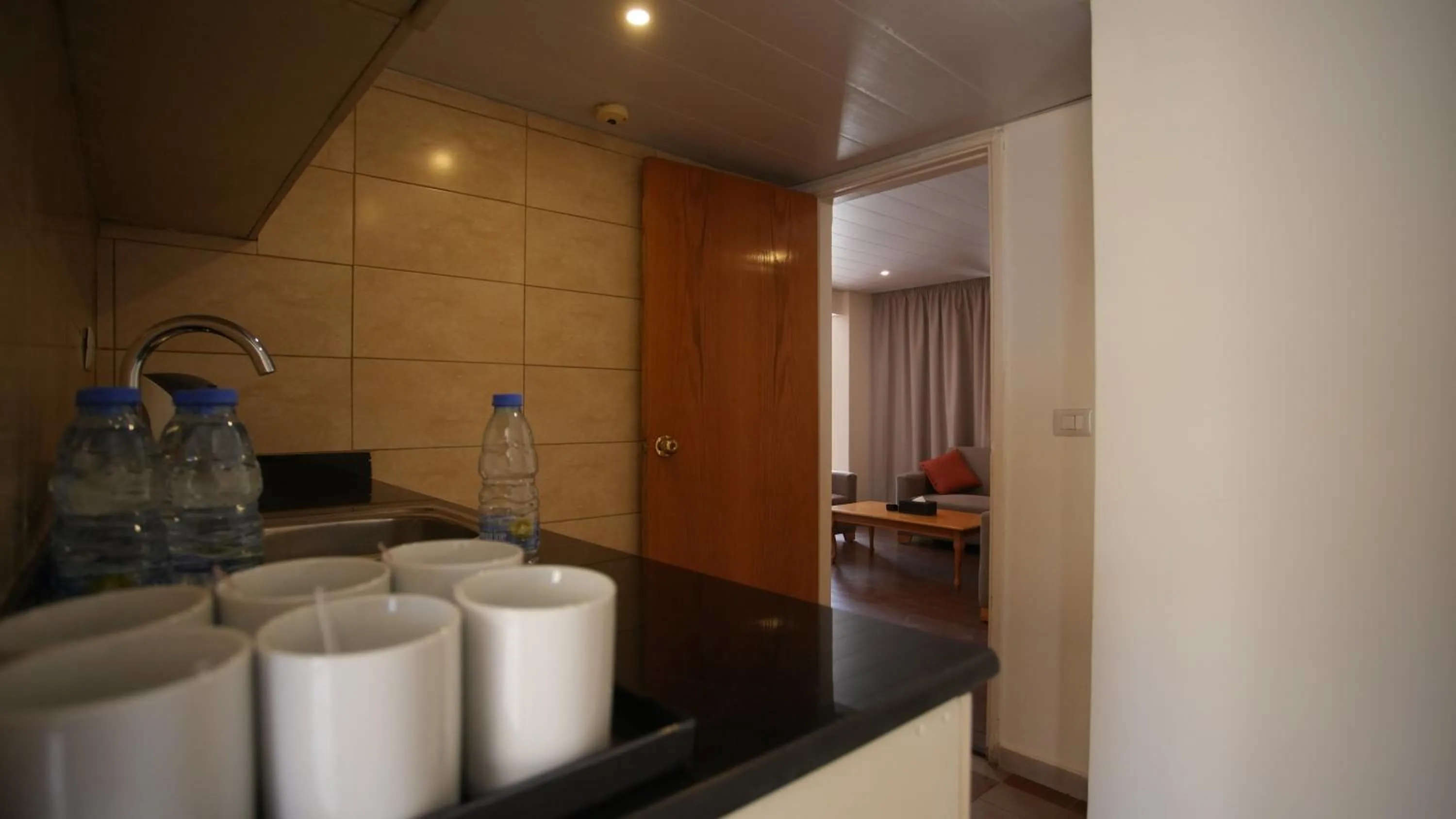 Kitchen or kitchenette in Manara Riva Suites