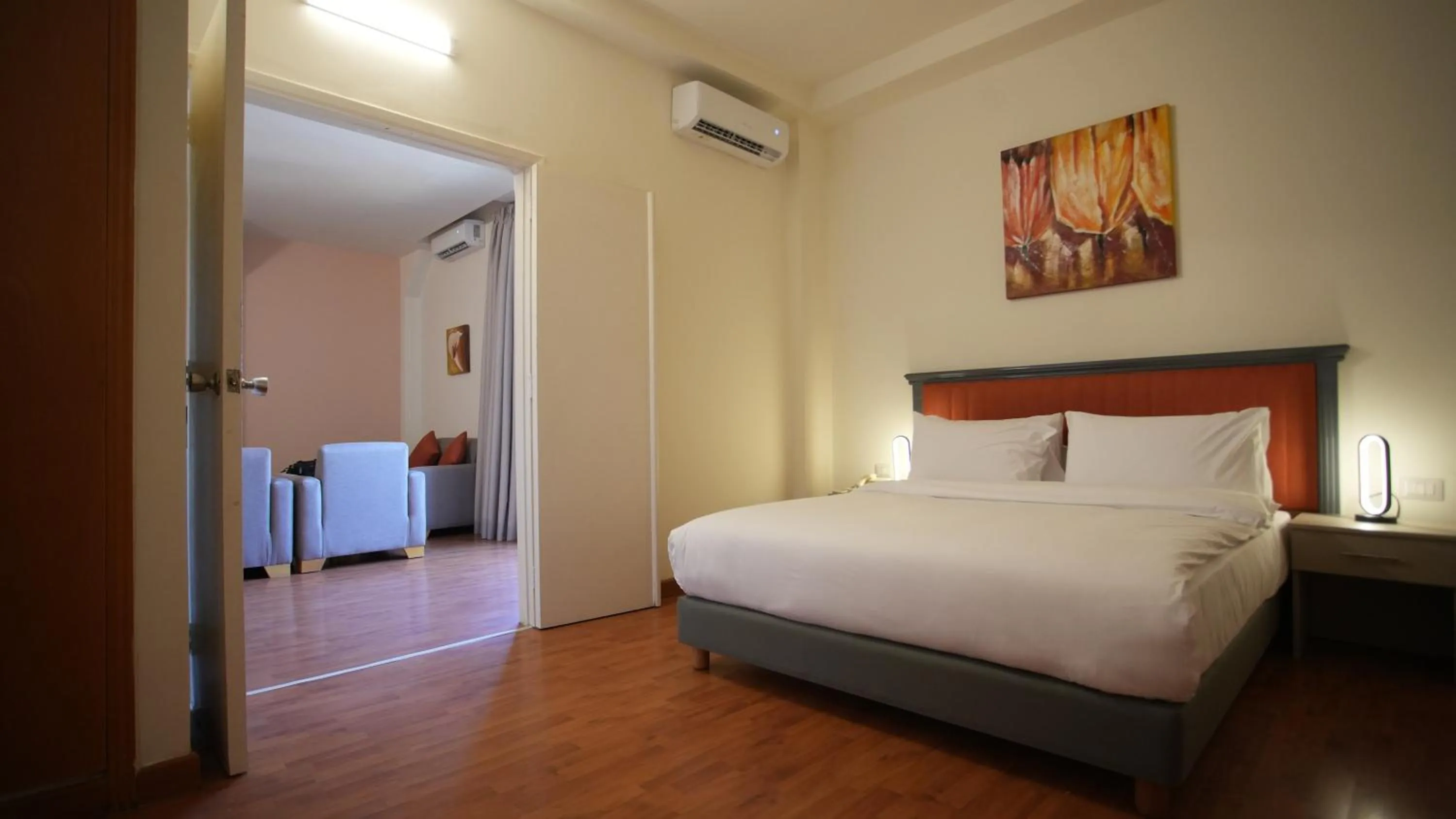 Bed in Manara Riva Suites