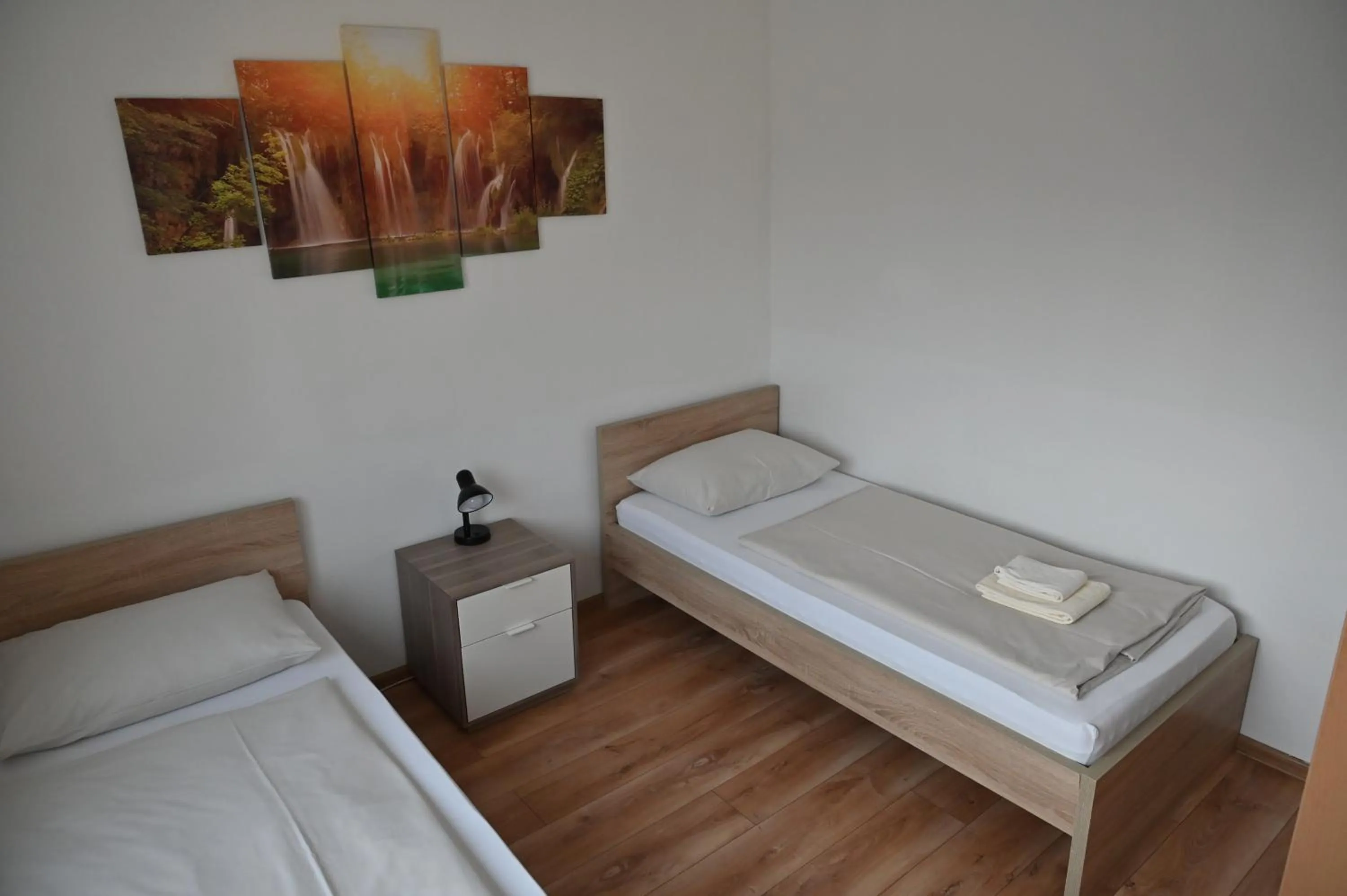 Bed in Pension Haus Nova