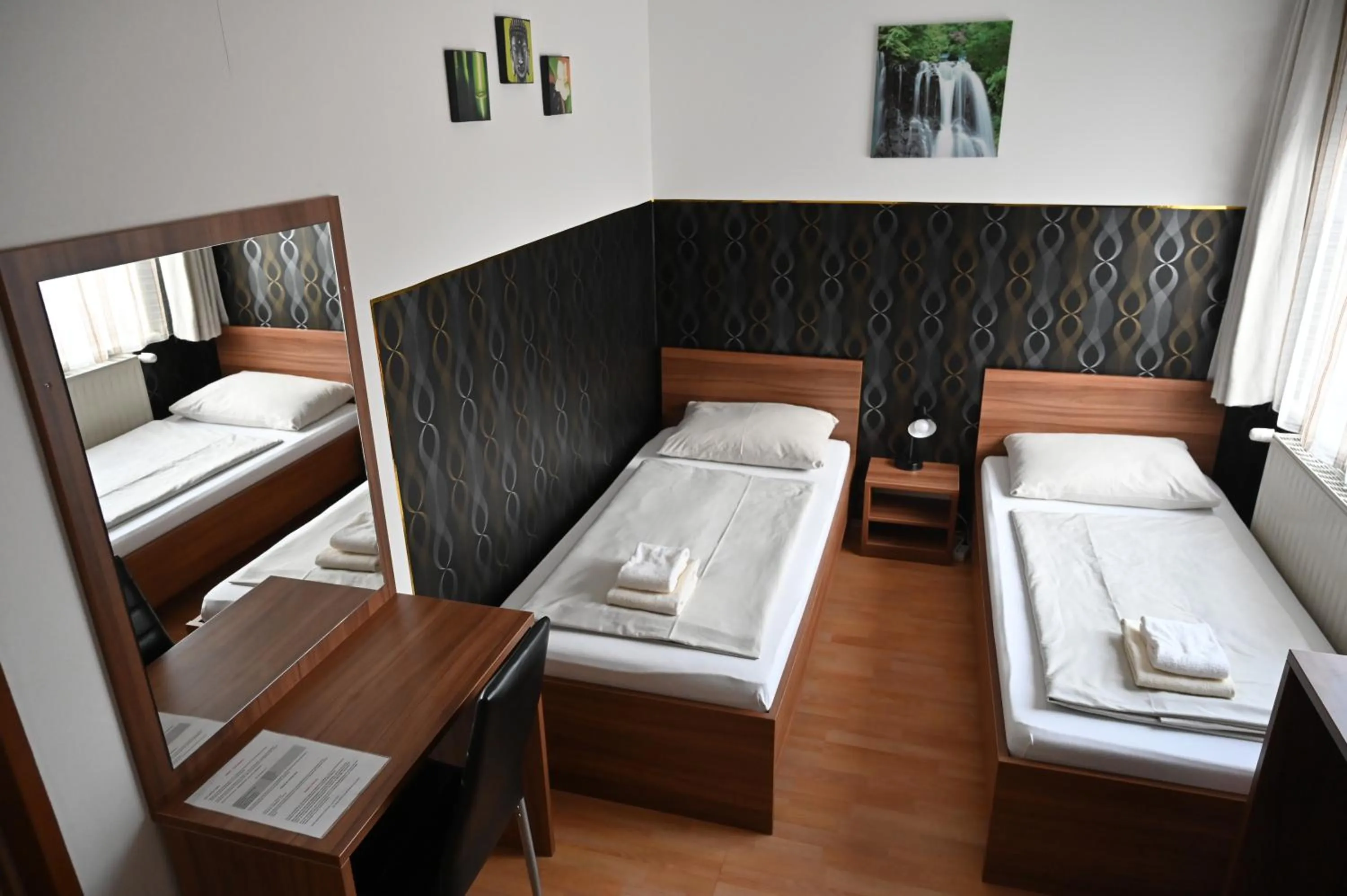 Bed in Pension Haus Nova