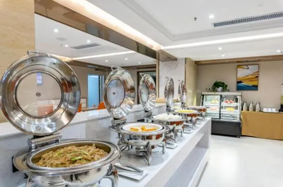 Breakfast in Guangzhou Baiyun Airport Renhe Cornet International Chain Hotel