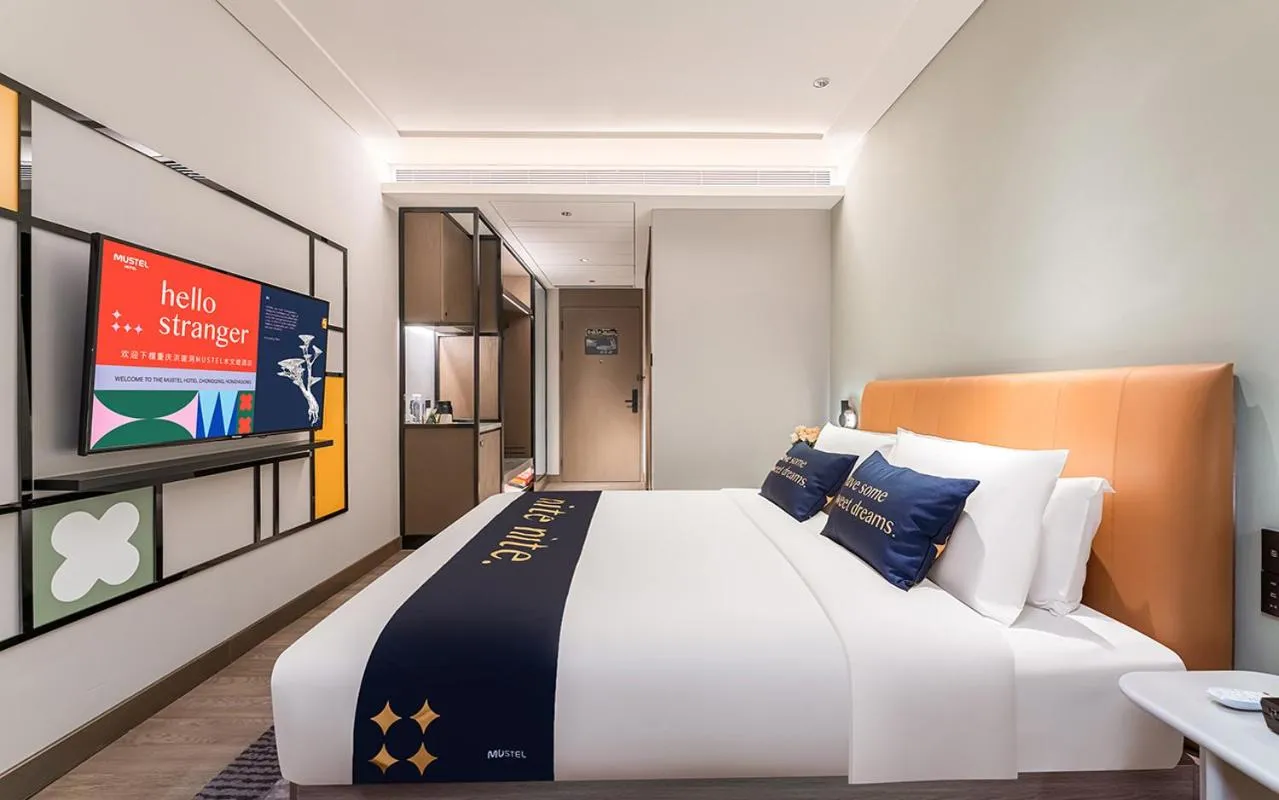 Bedroom in The Mustel Hotel Chongqing Hongyadong