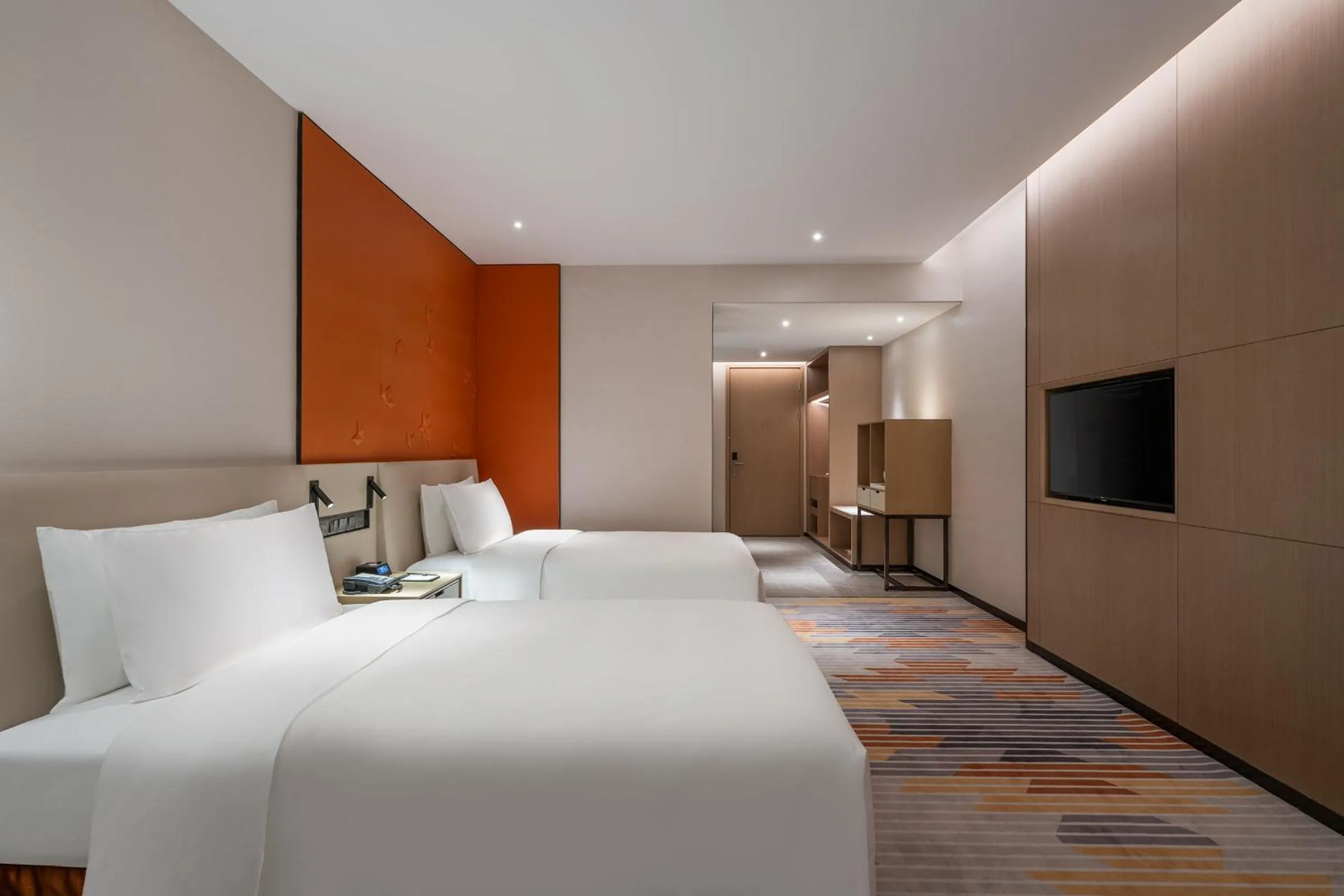 Bedroom in The Qube Hotel Shanghai Qingpu