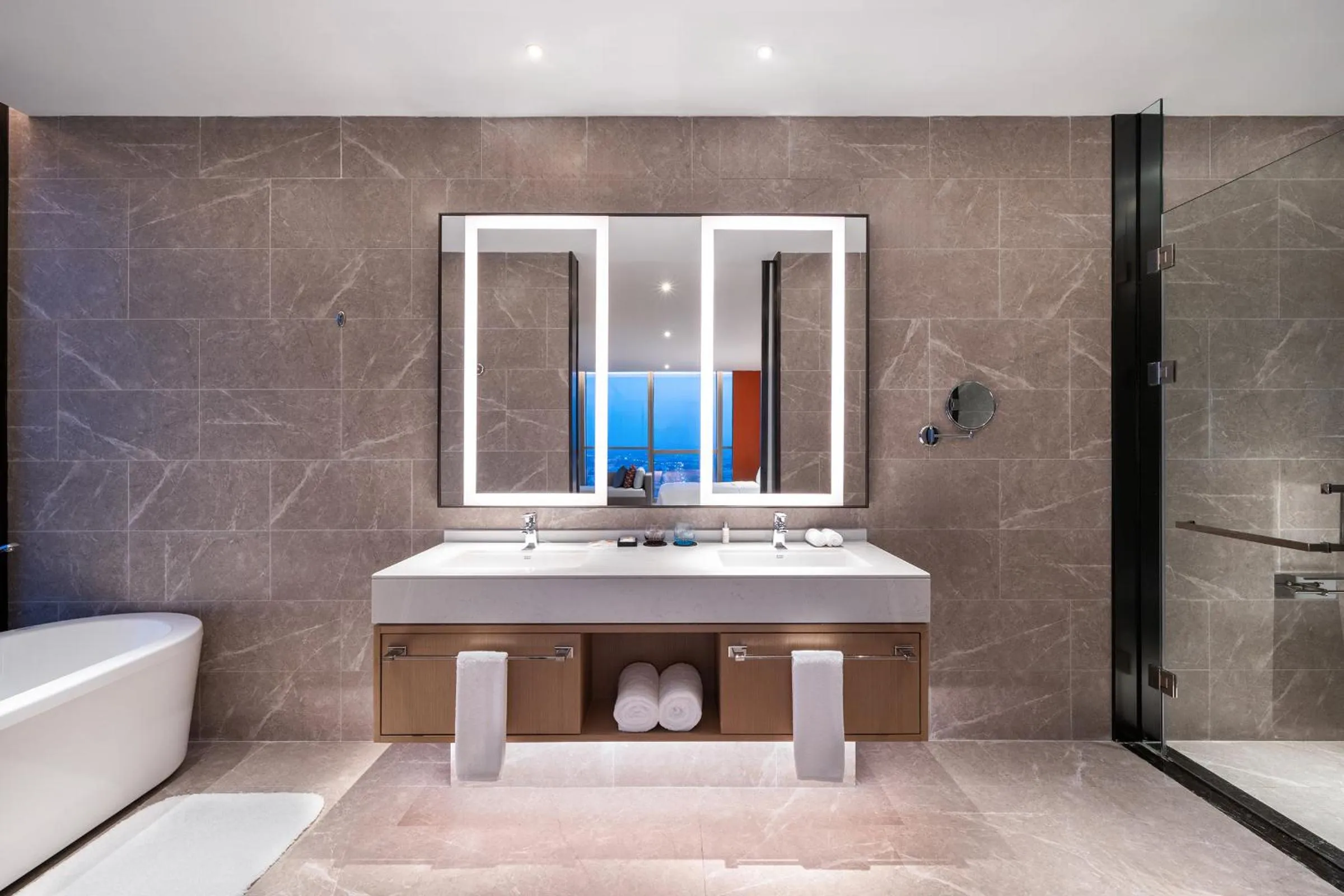 Bathroom in The Qube Hotel Shanghai Qingpu