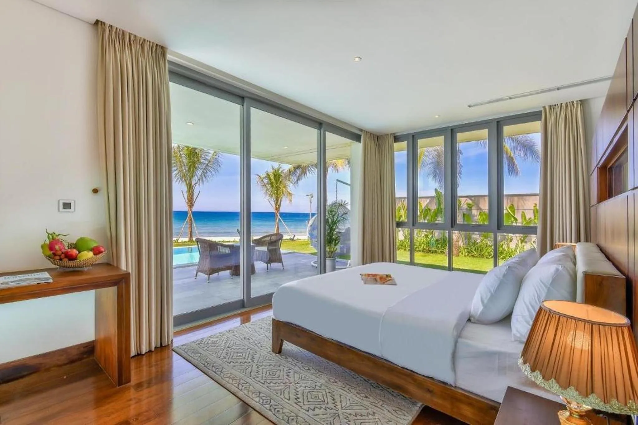 Bed in The Ocean Resort Danang