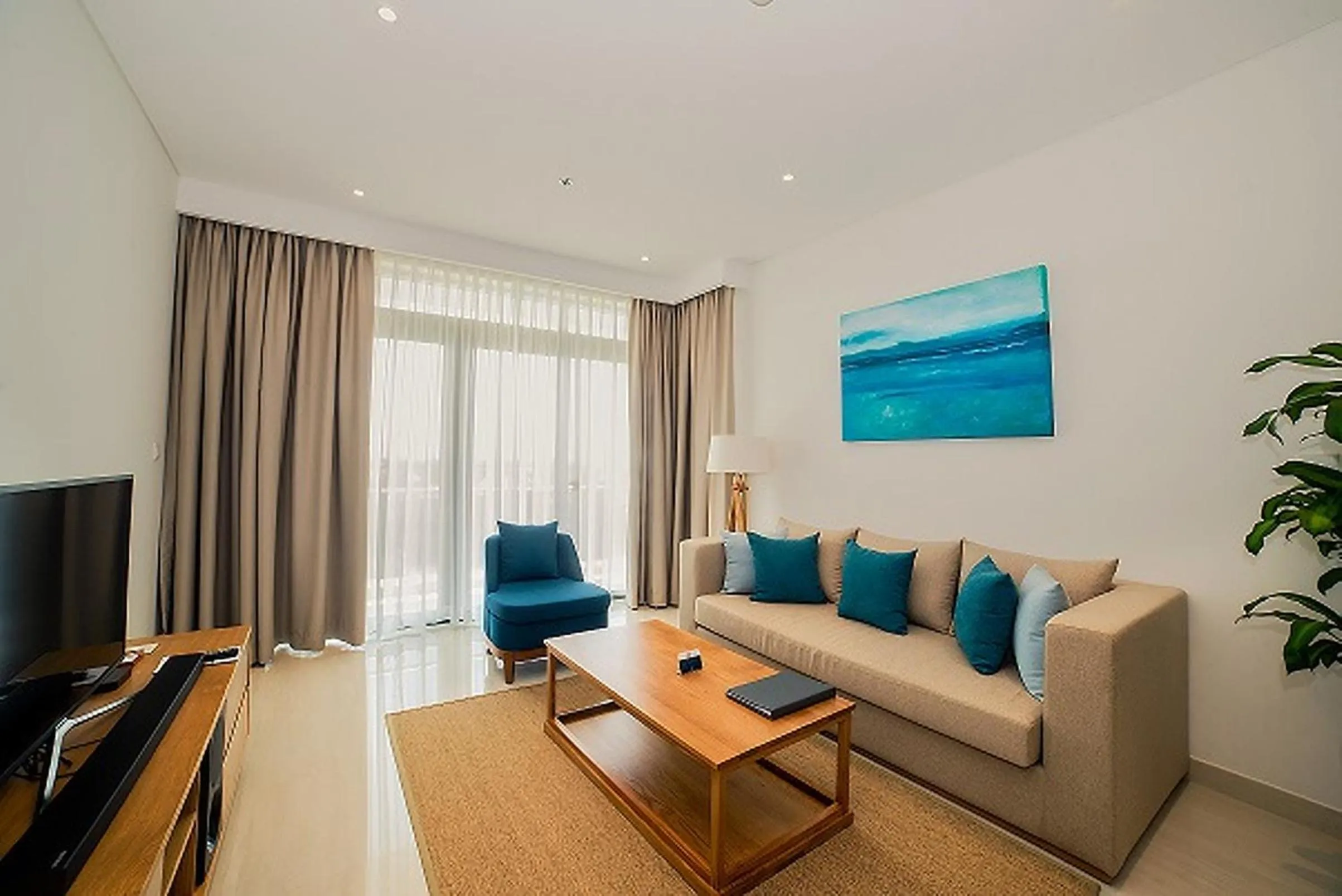 Communal lounge/ TV room in The Ocean Resort Danang