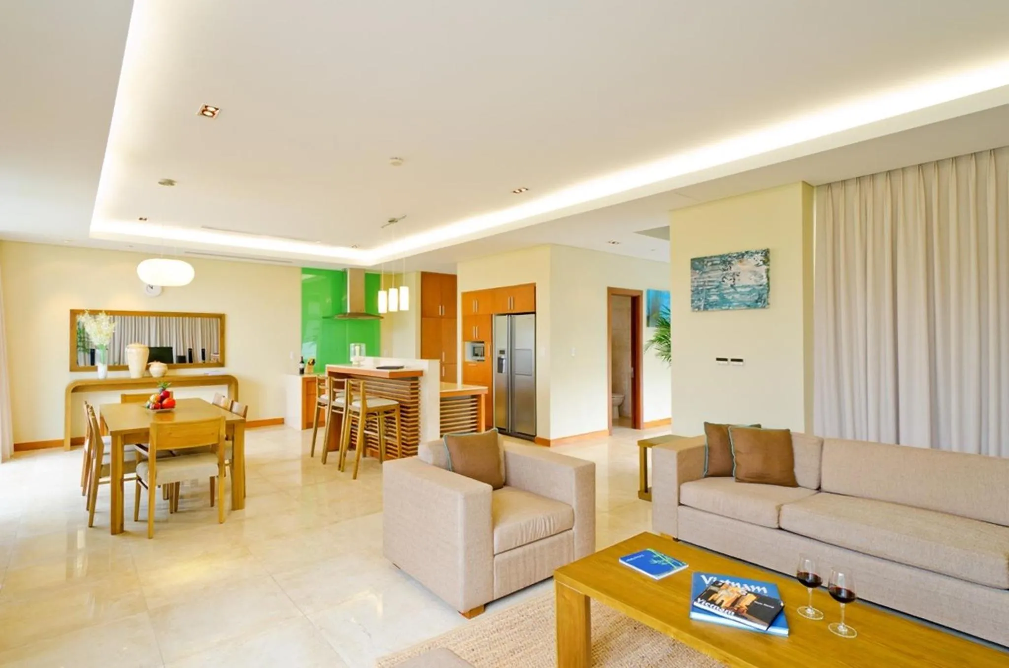 Living room in The Ocean Resort Danang