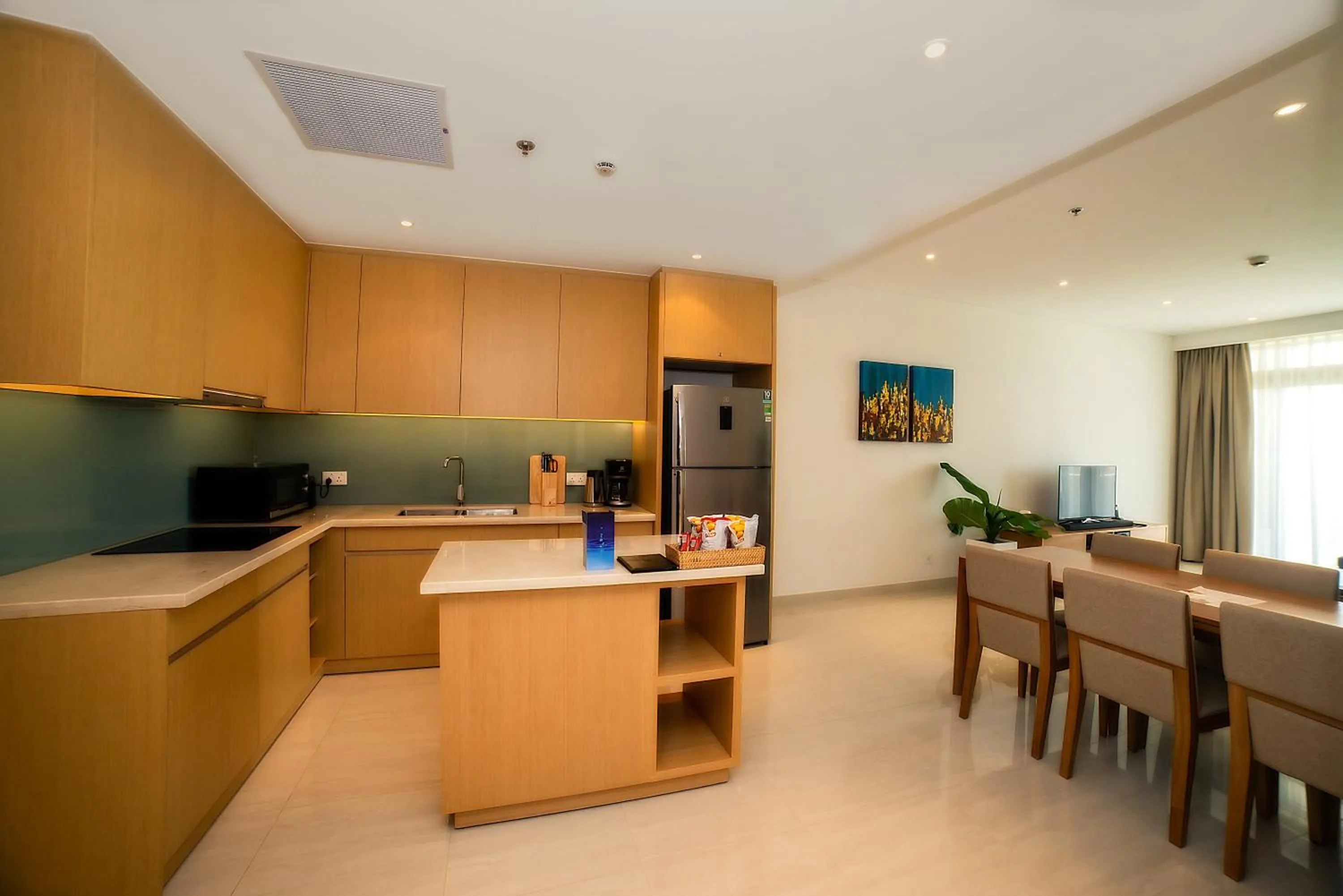 Kitchen or kitchenette in The Ocean Resort Danang