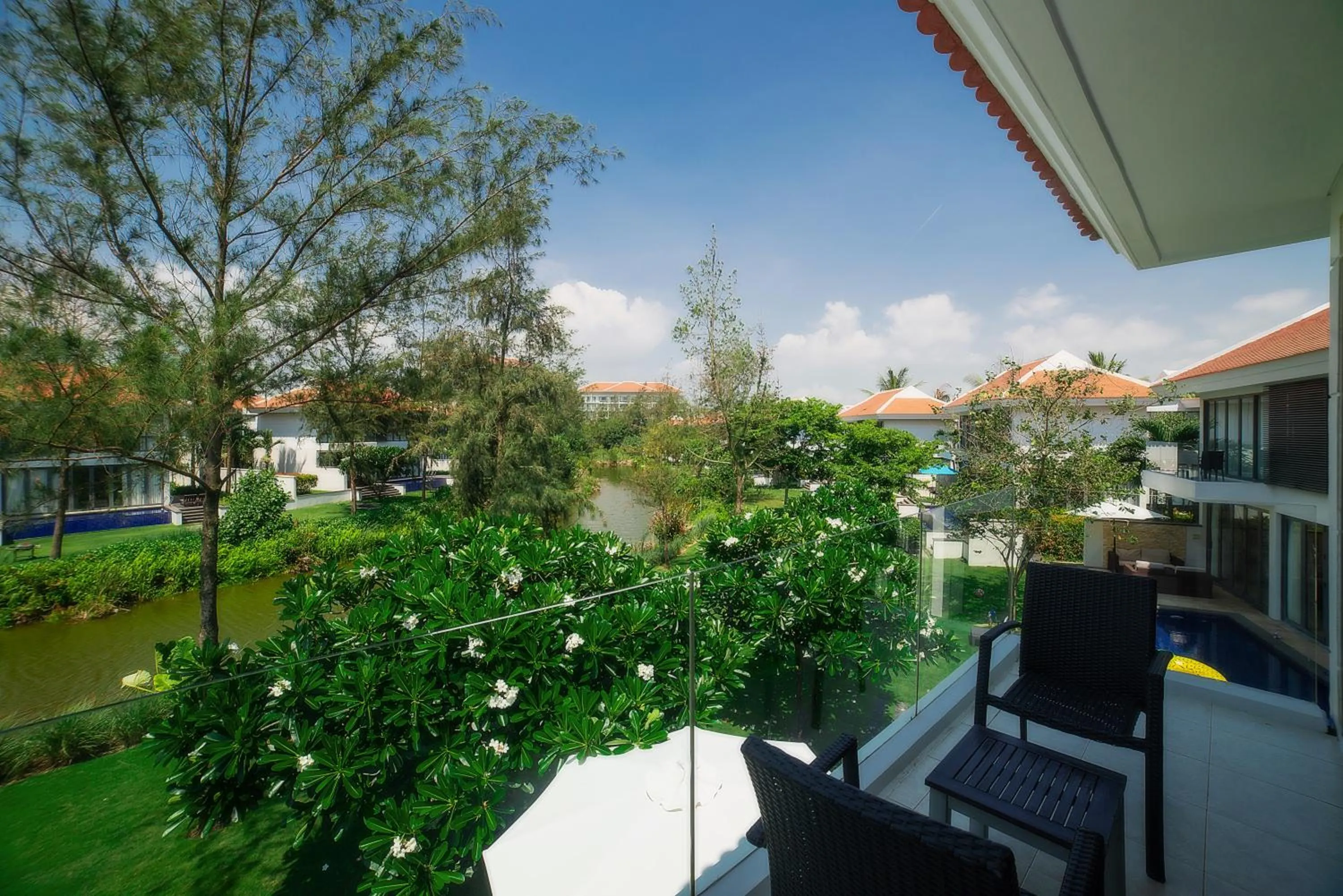 Garden in The Ocean Resort Danang