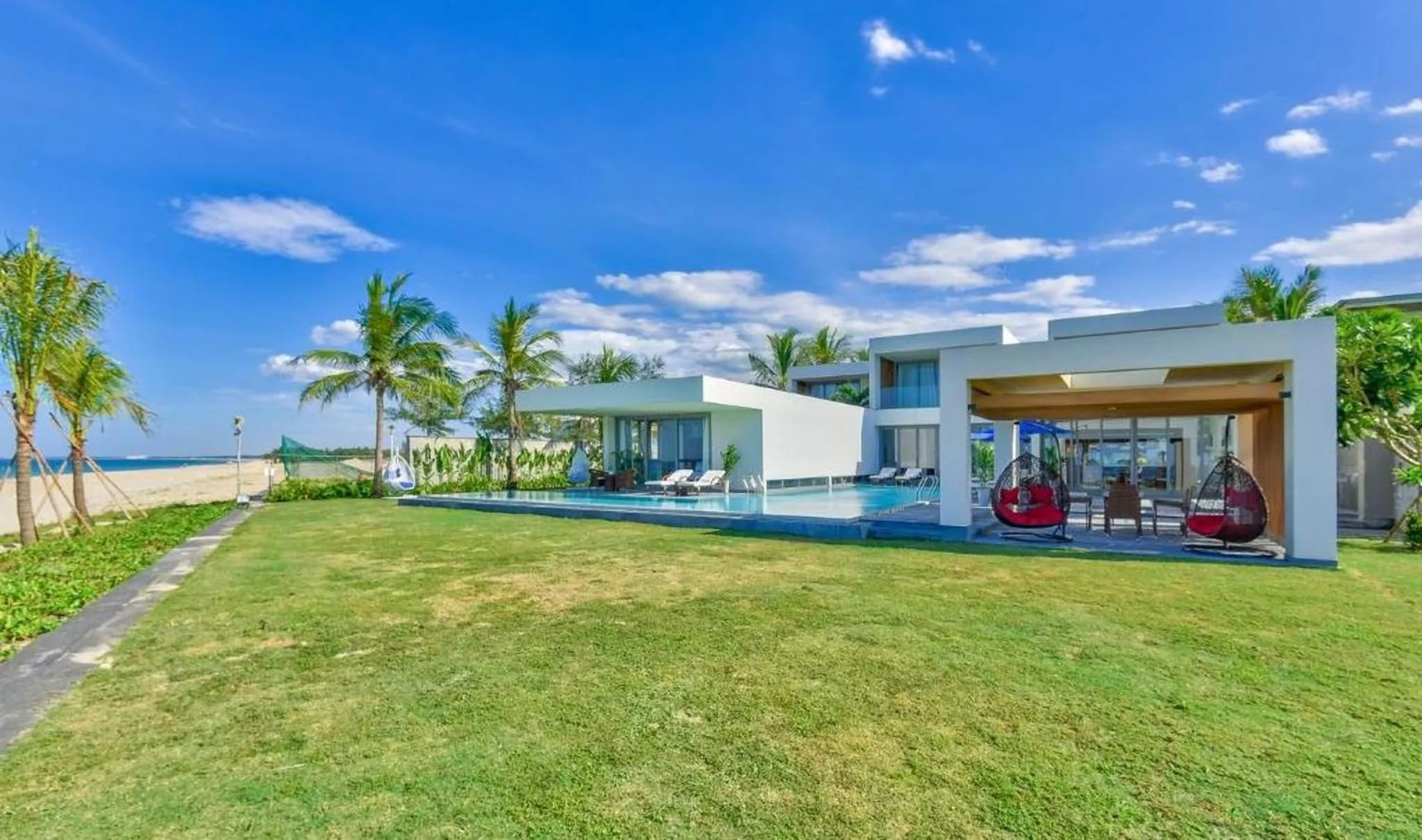 Patio in The Ocean Resort Danang