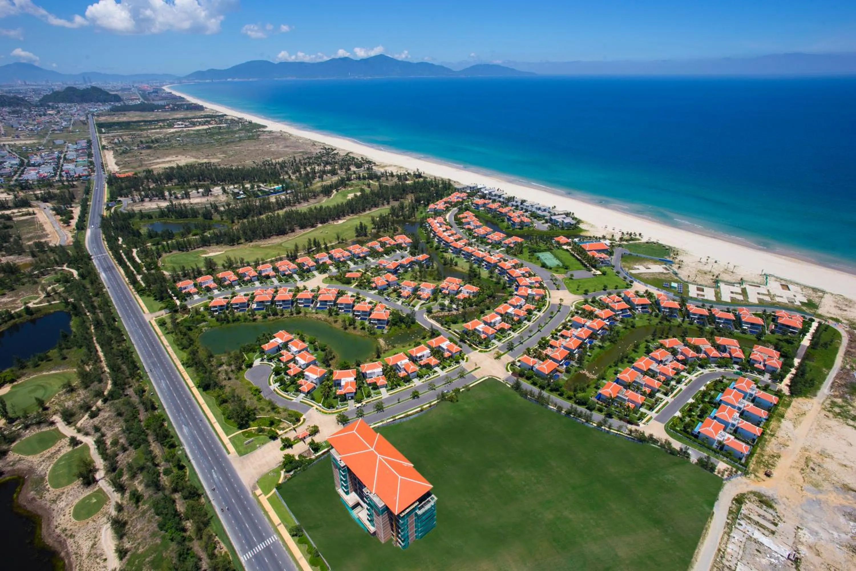 Bird's eye view in The Ocean Resort Danang