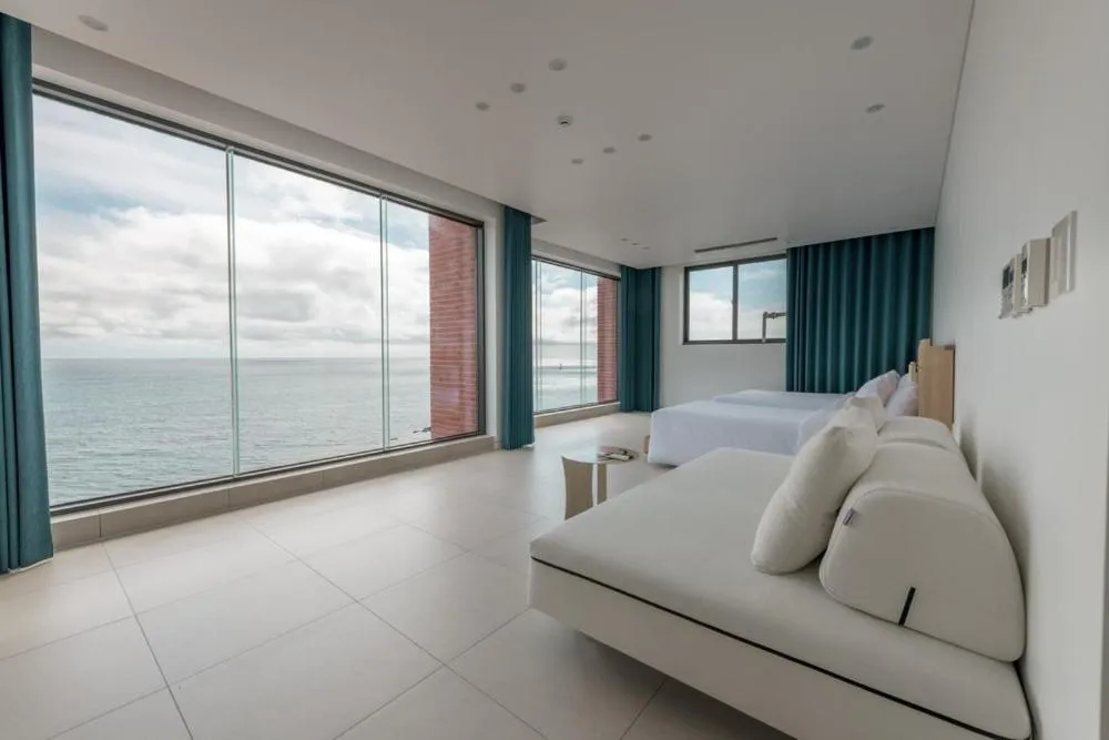 Bed in Pohang Case Poolvilla