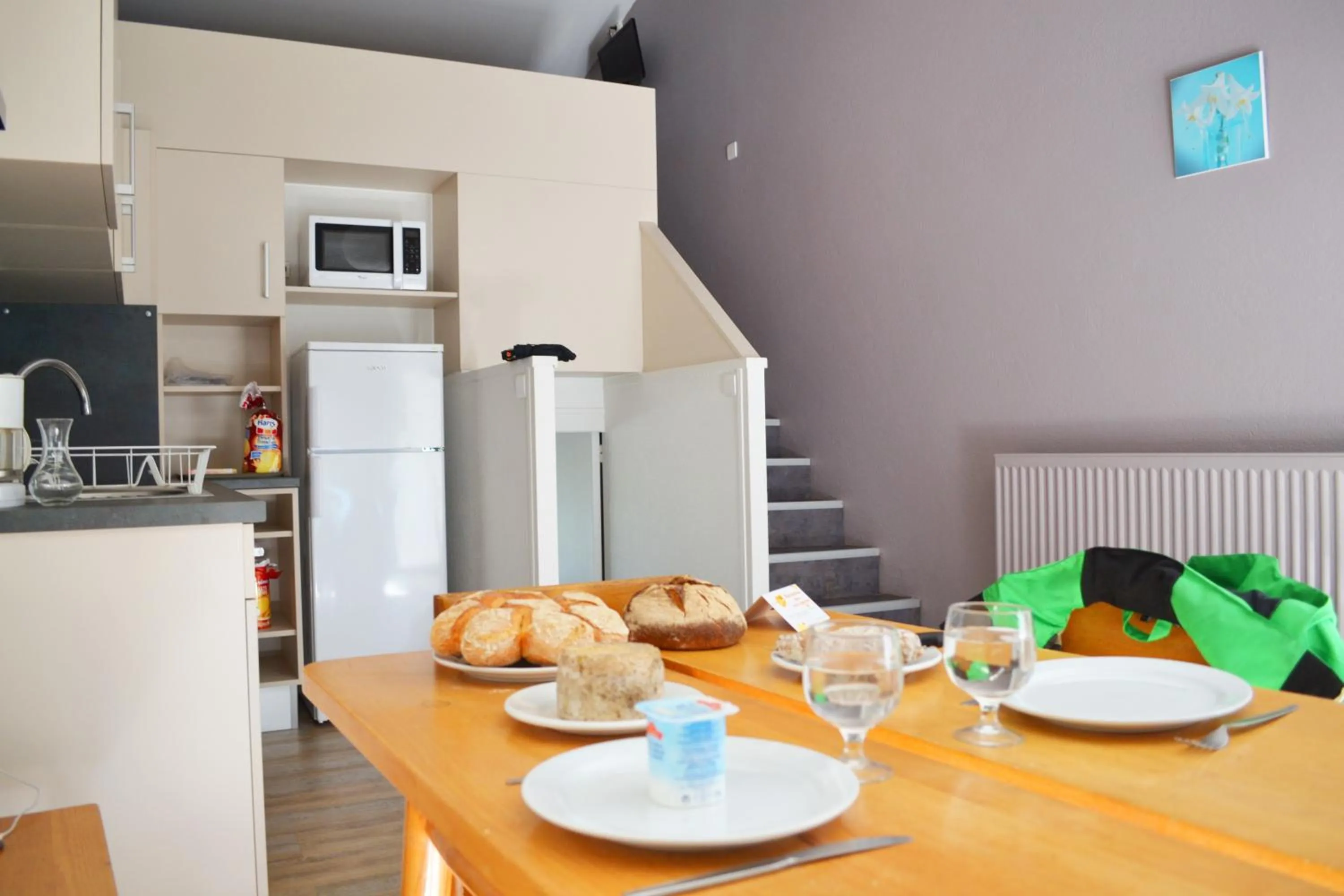 Living room in VVF Haute Loire Saint-Julien-Chapteuil