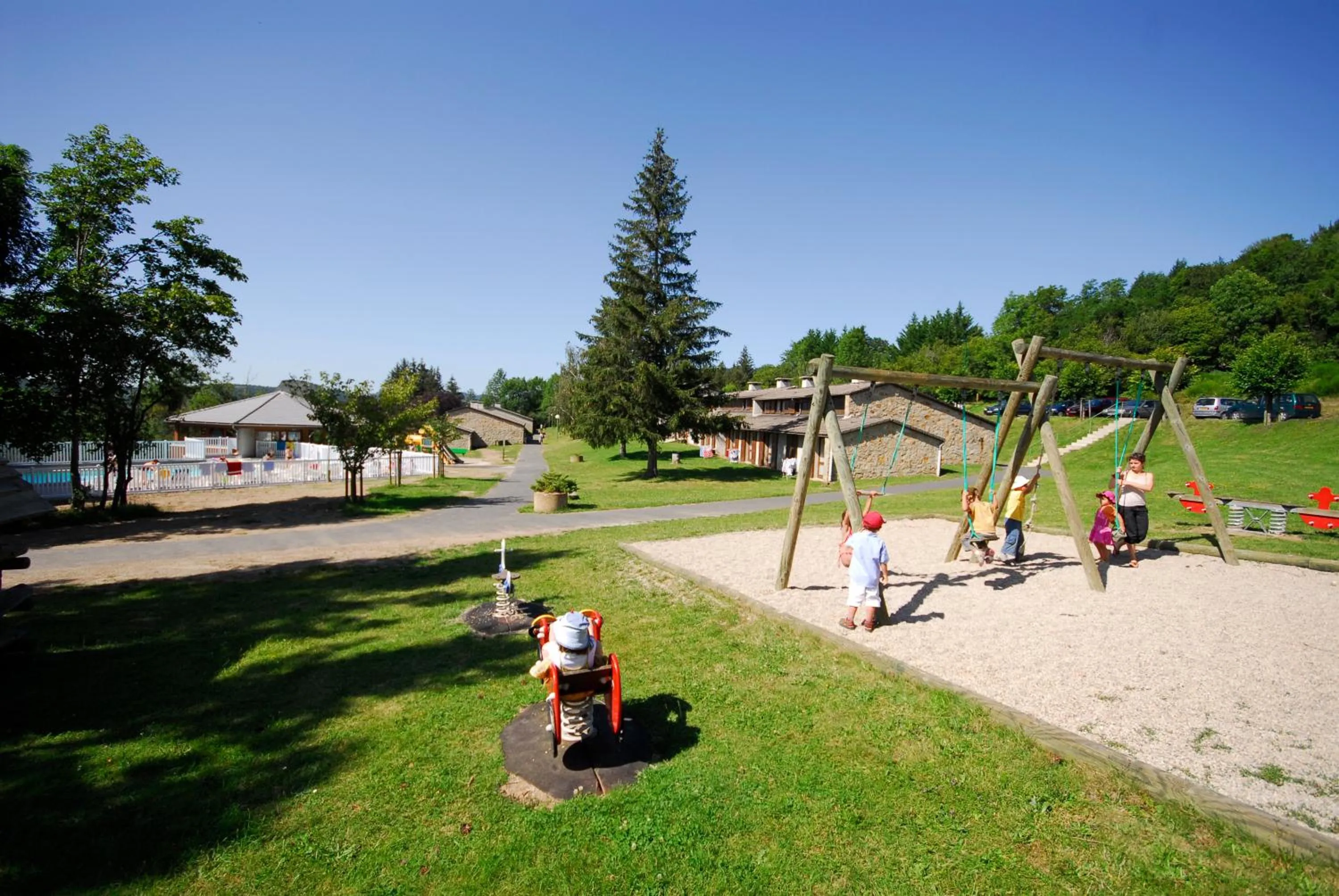 Children play ground in VVF Haute Loire Saint-Julien-Chapteuil