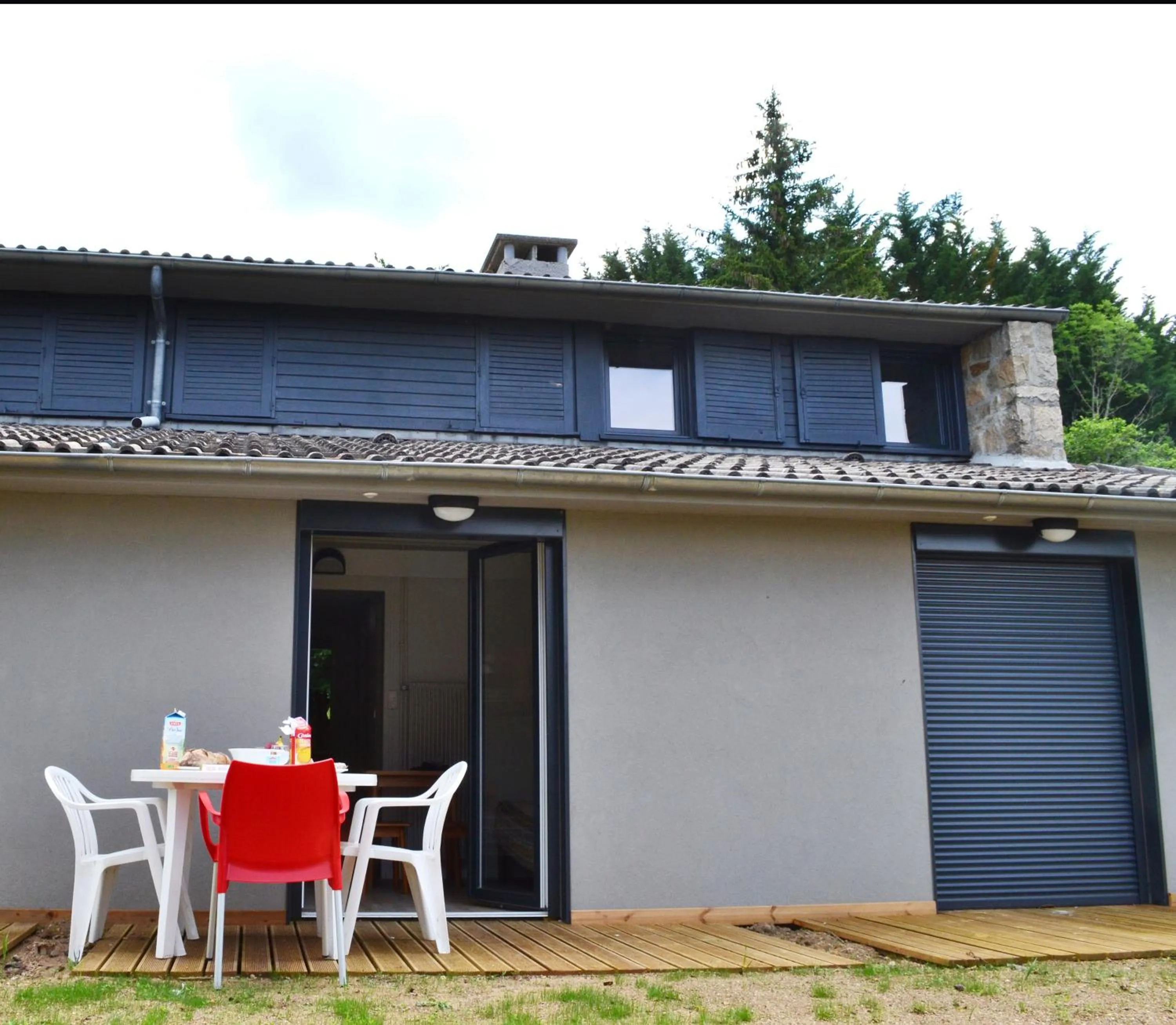 Balcony/Terrace in VVF Haute Loire Saint-Julien-Chapteuil