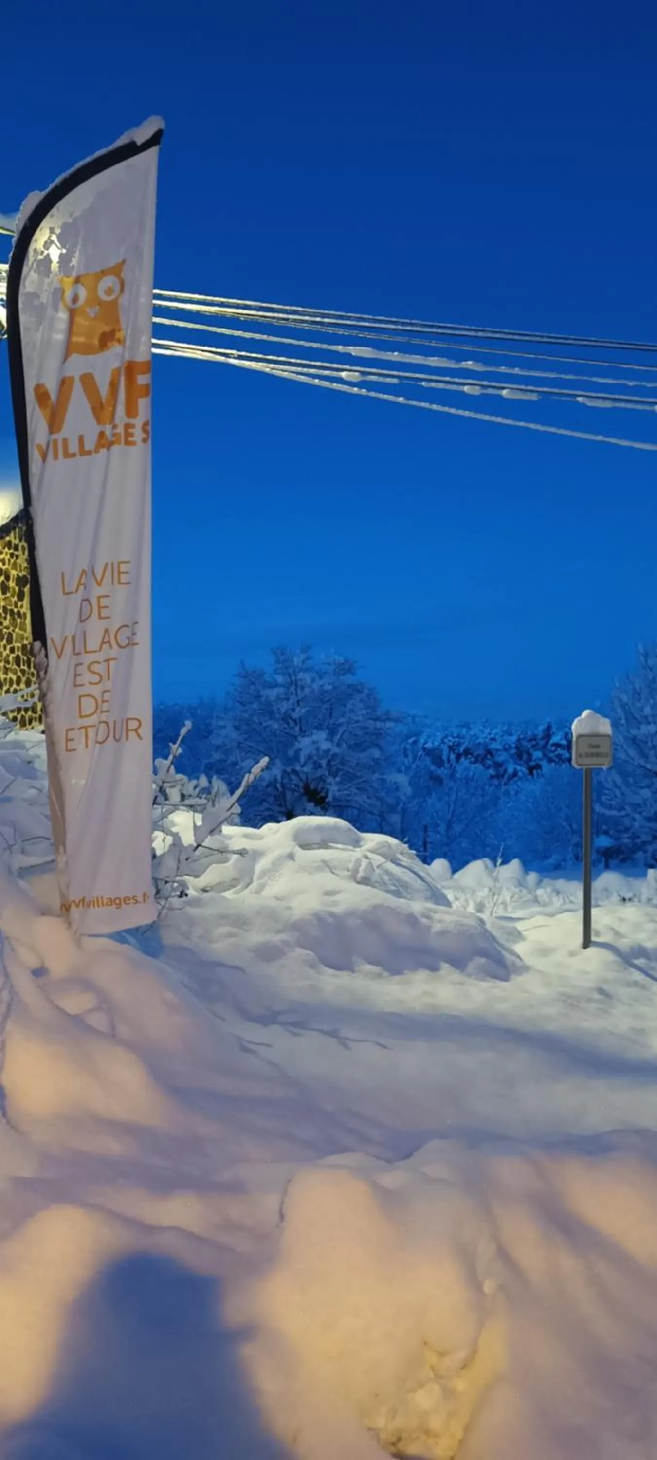 Winter in VVF Haute Loire Saint-Julien-Chapteuil