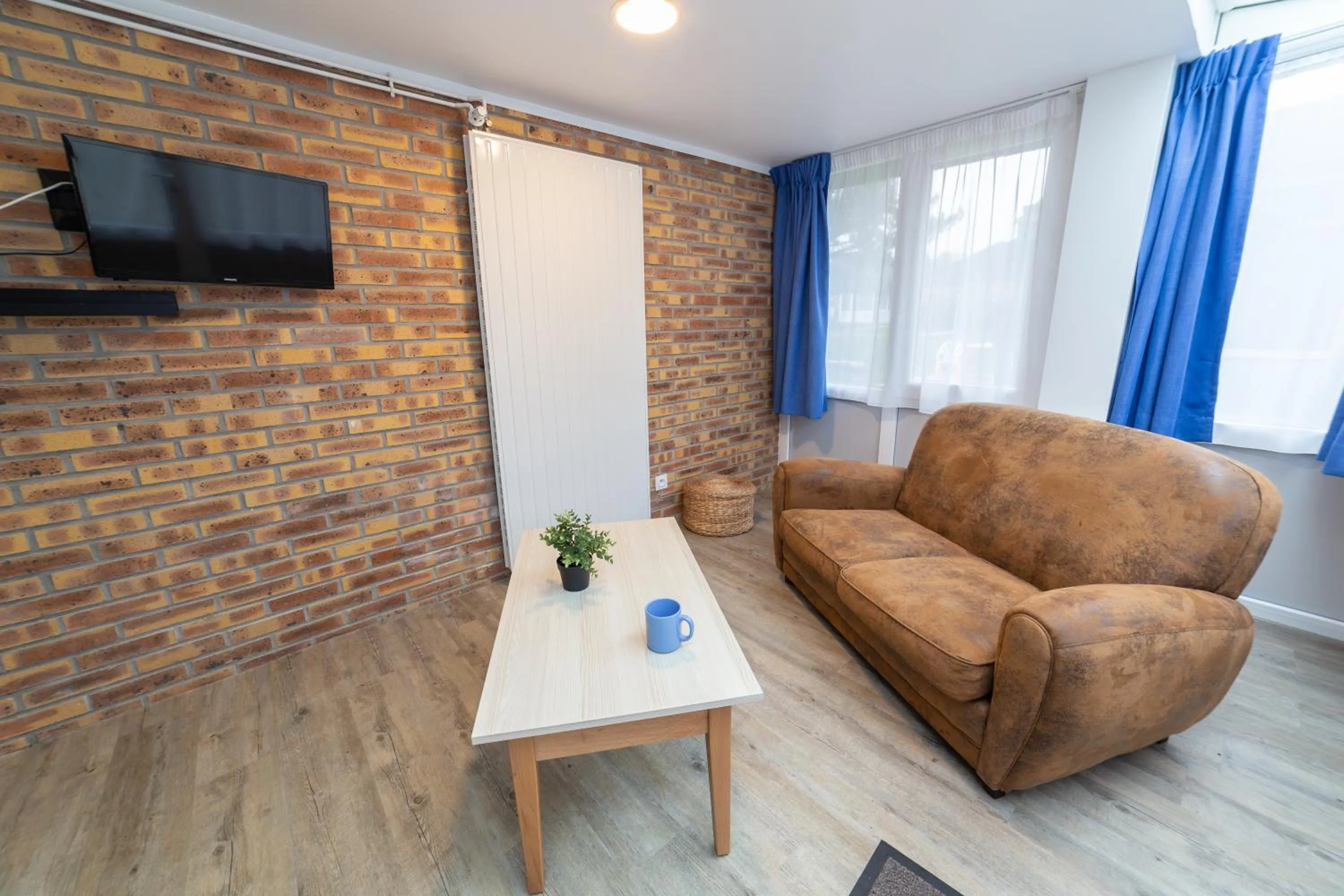 Living room in VVF Normandie Veules-les-Roses