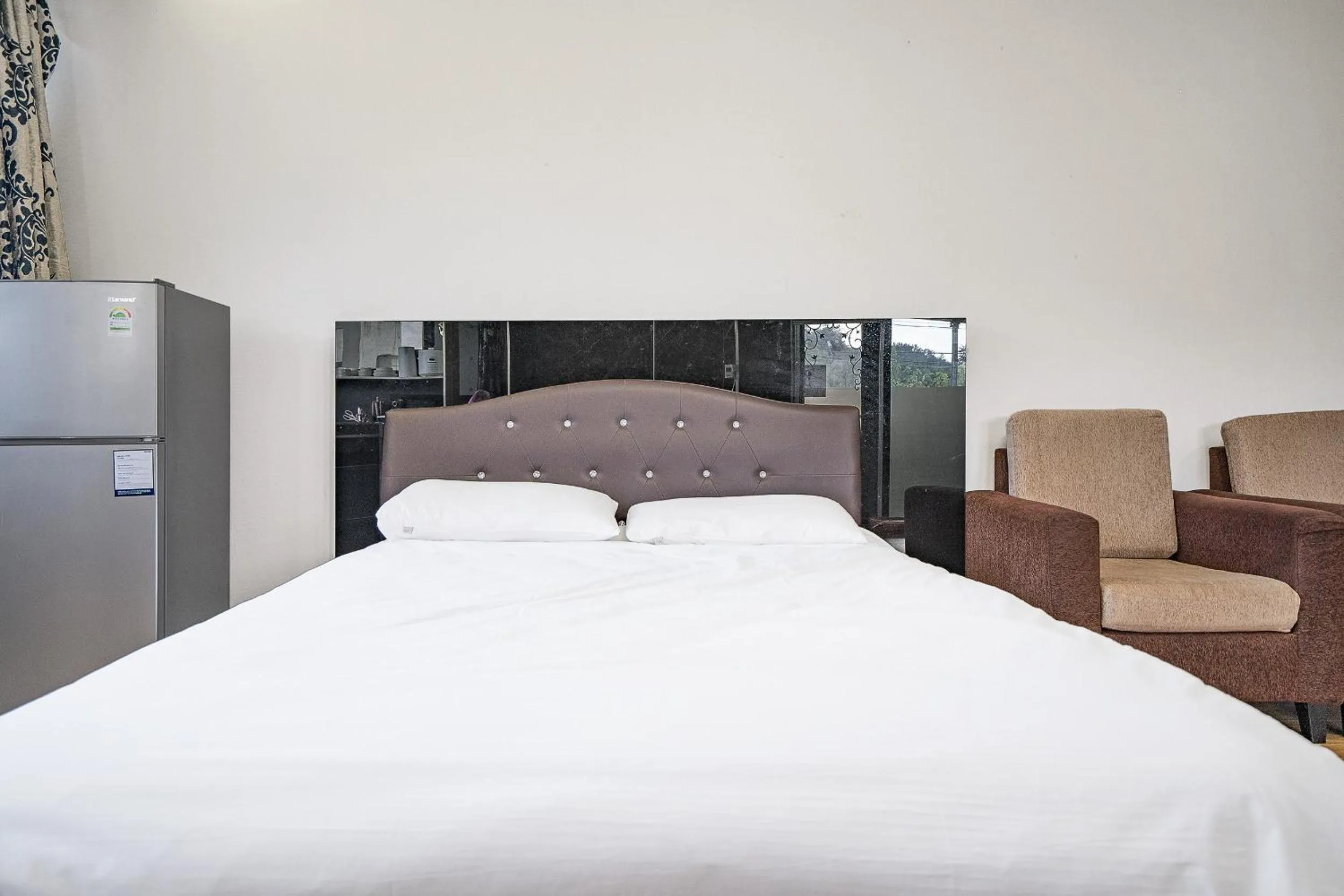 Bed in Kyeongju JS Pet Poolvilla