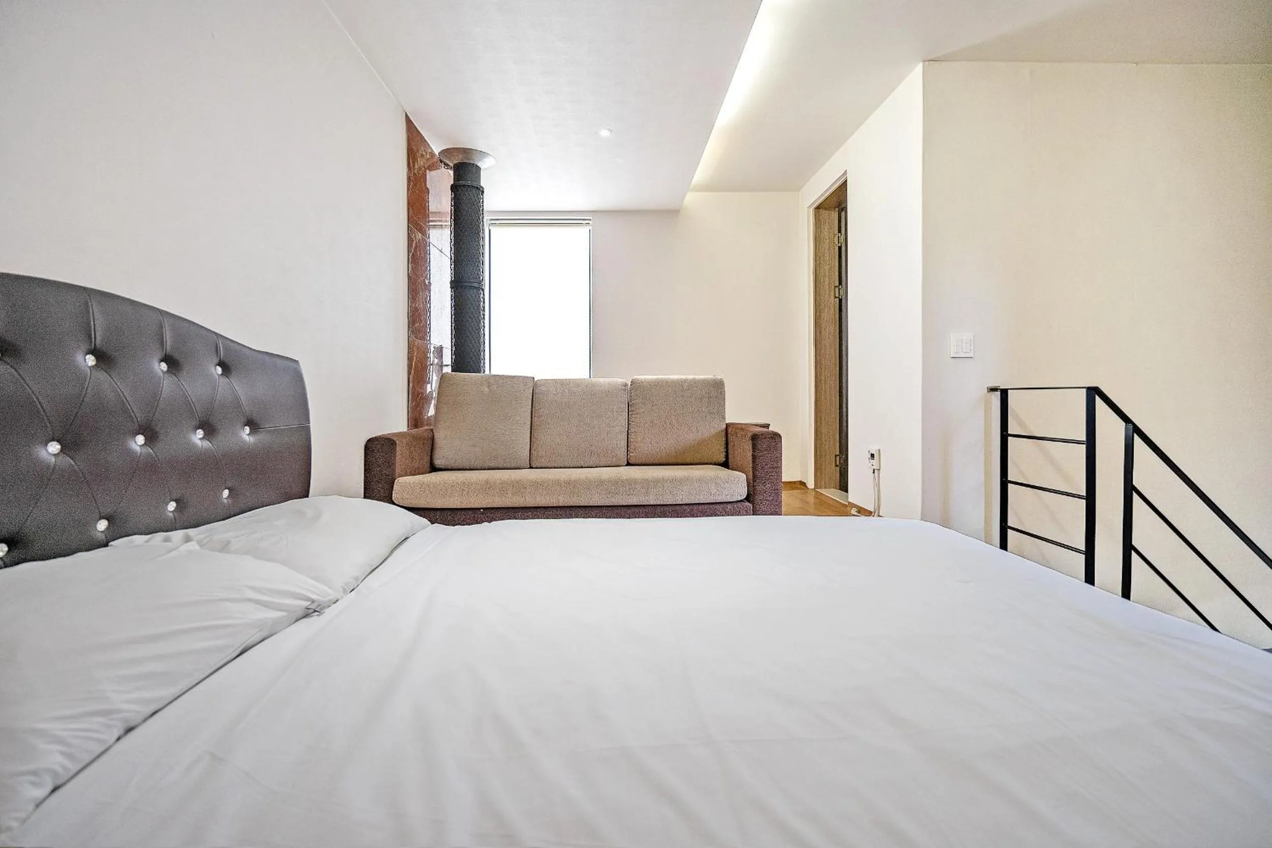 Bed in Kyeongju JS Pet Poolvilla