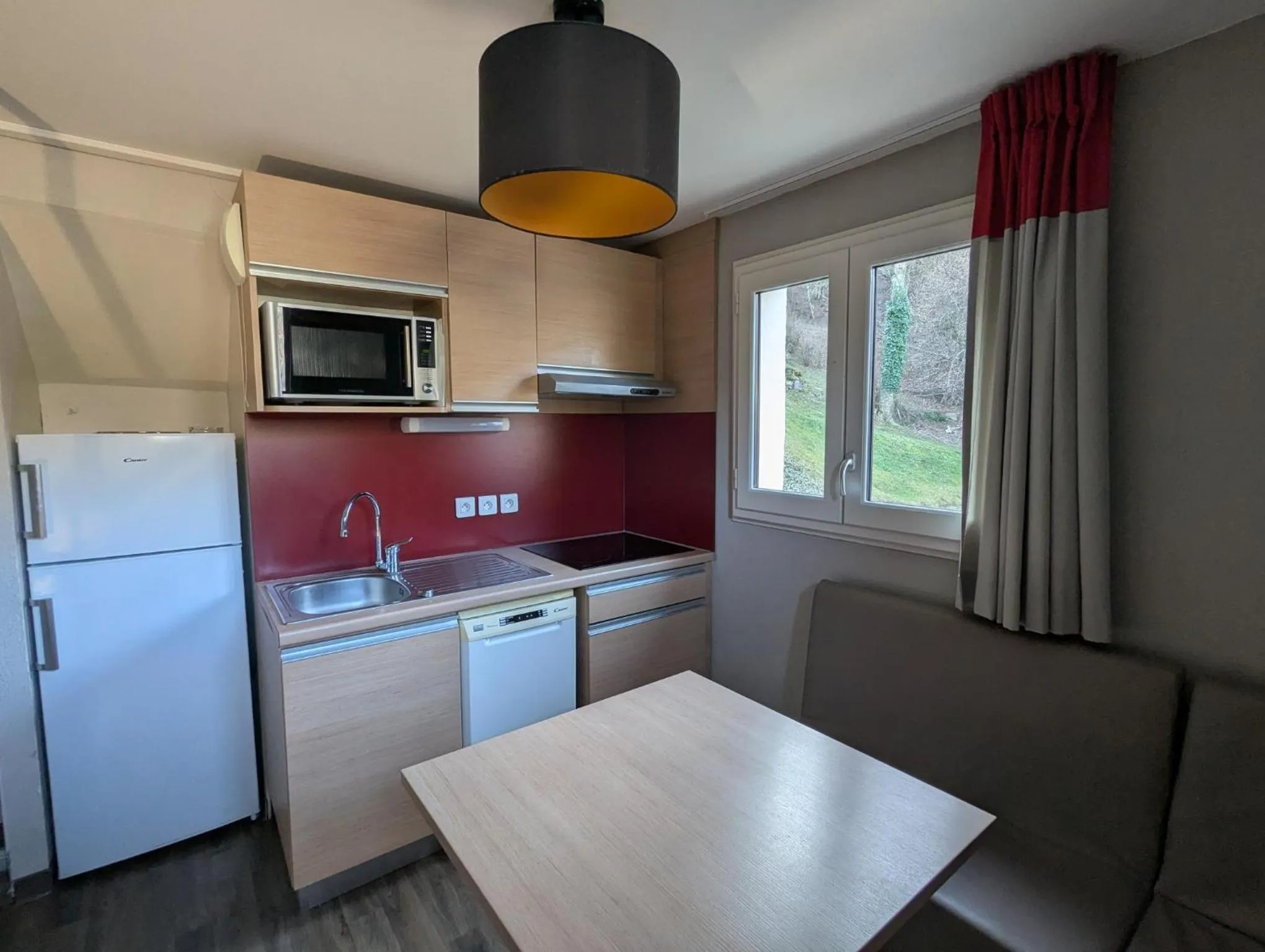 Kitchen or kitchenette in VVF Saint-Lary-Soulan Hautes-Pyrénées