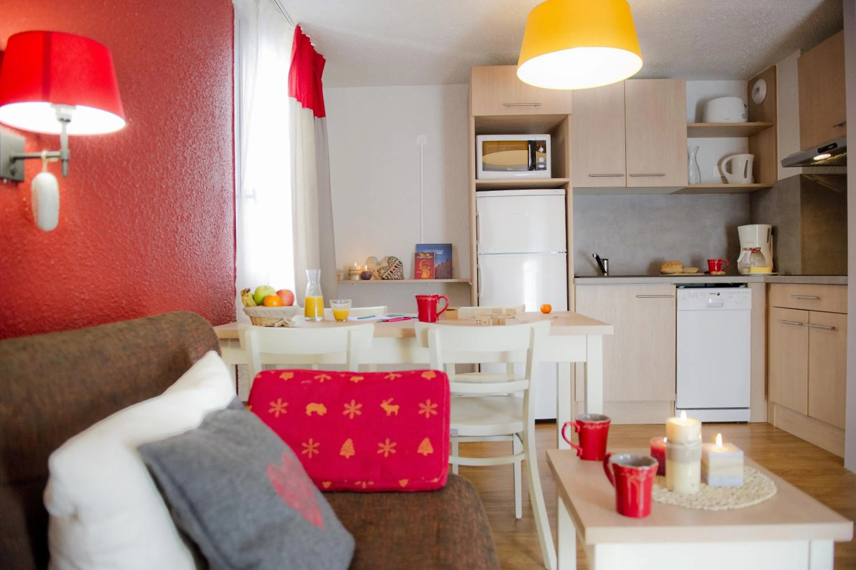 Living room in VVF La Plagne Montchavin Paradiski