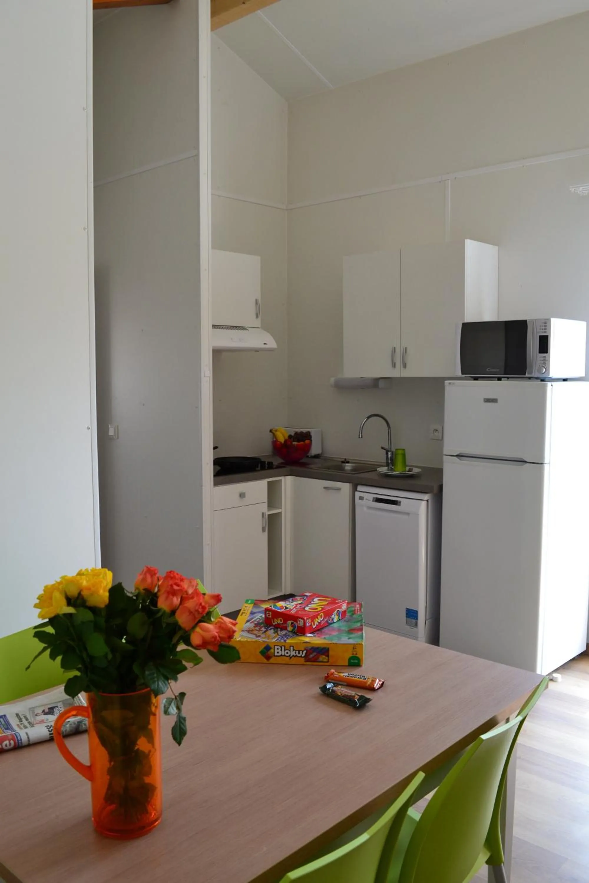 Kitchen or kitchenette in VVF Les Ecrins Champsaur