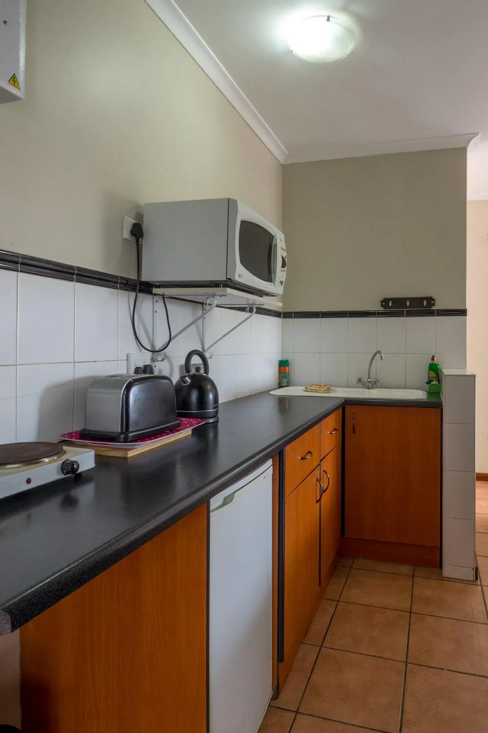 Kitchen or kitchenette in Carrington Guest House