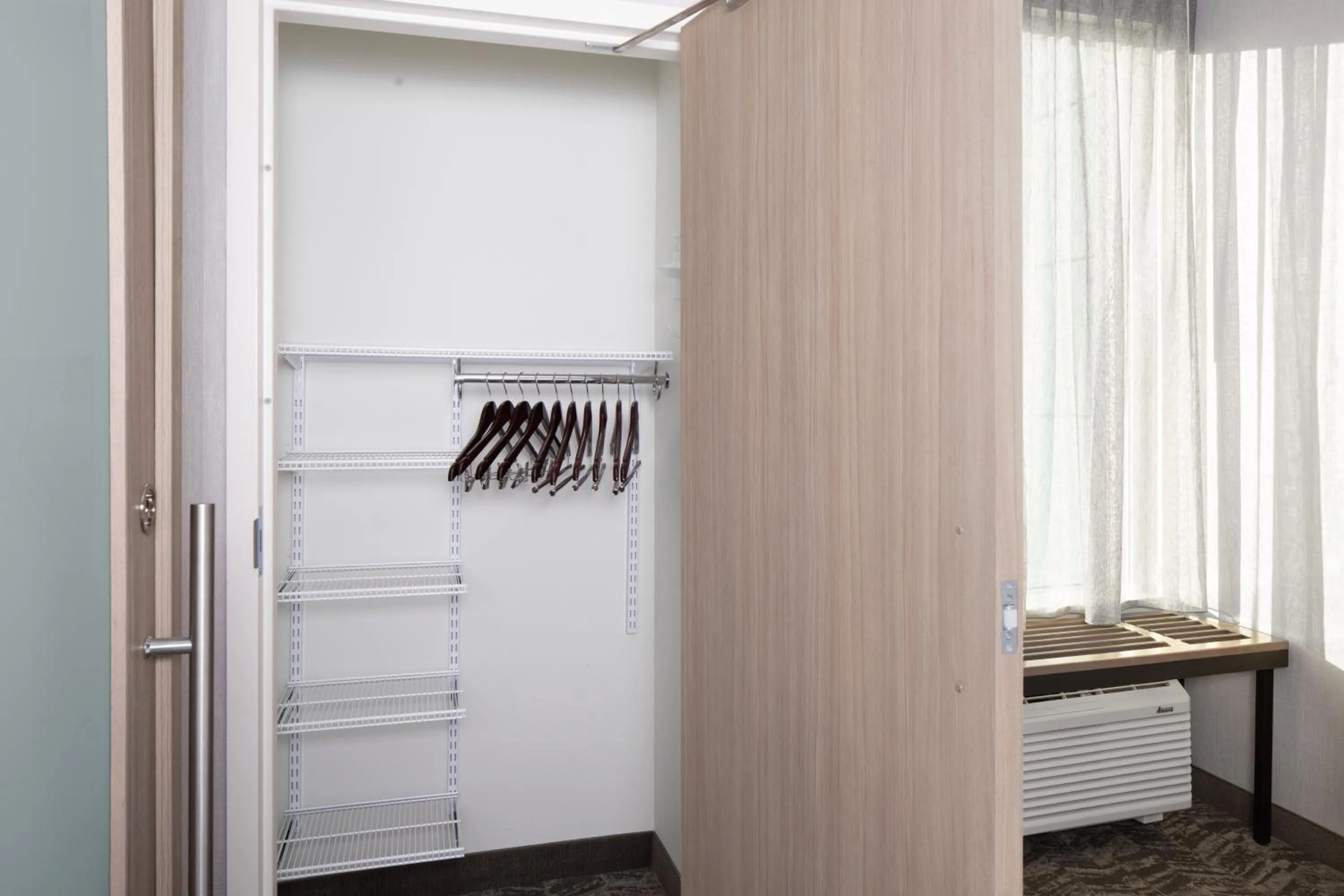 wardrobe in SpringHill Suites by Marriott Raleigh Garner